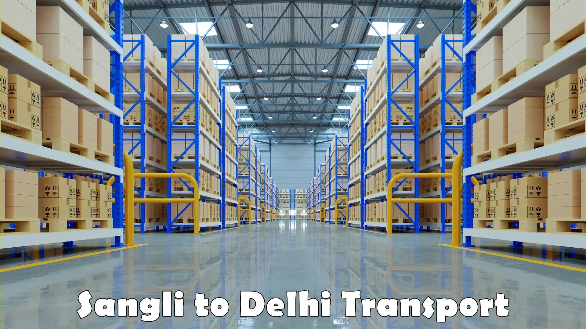 Land transport services Sangli to University of Delhi