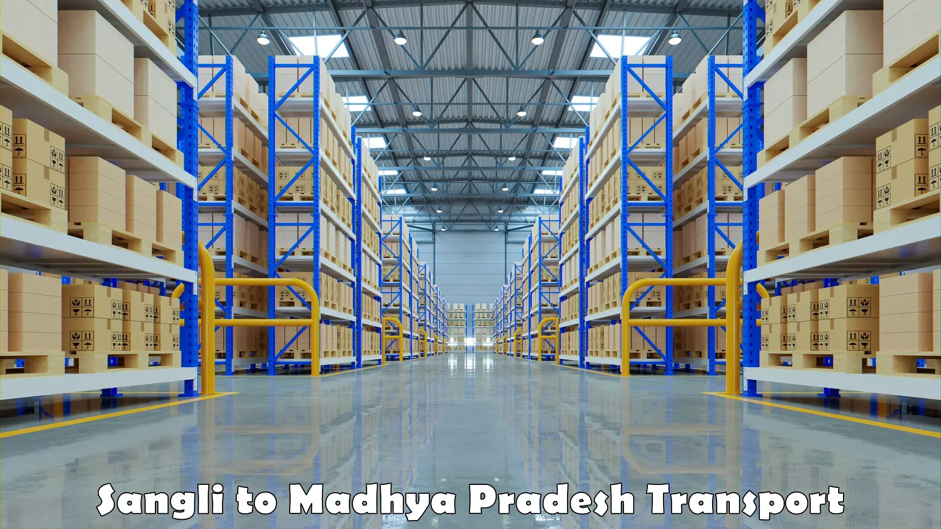 Air freight transport services Sangli to Madhya Pradesh