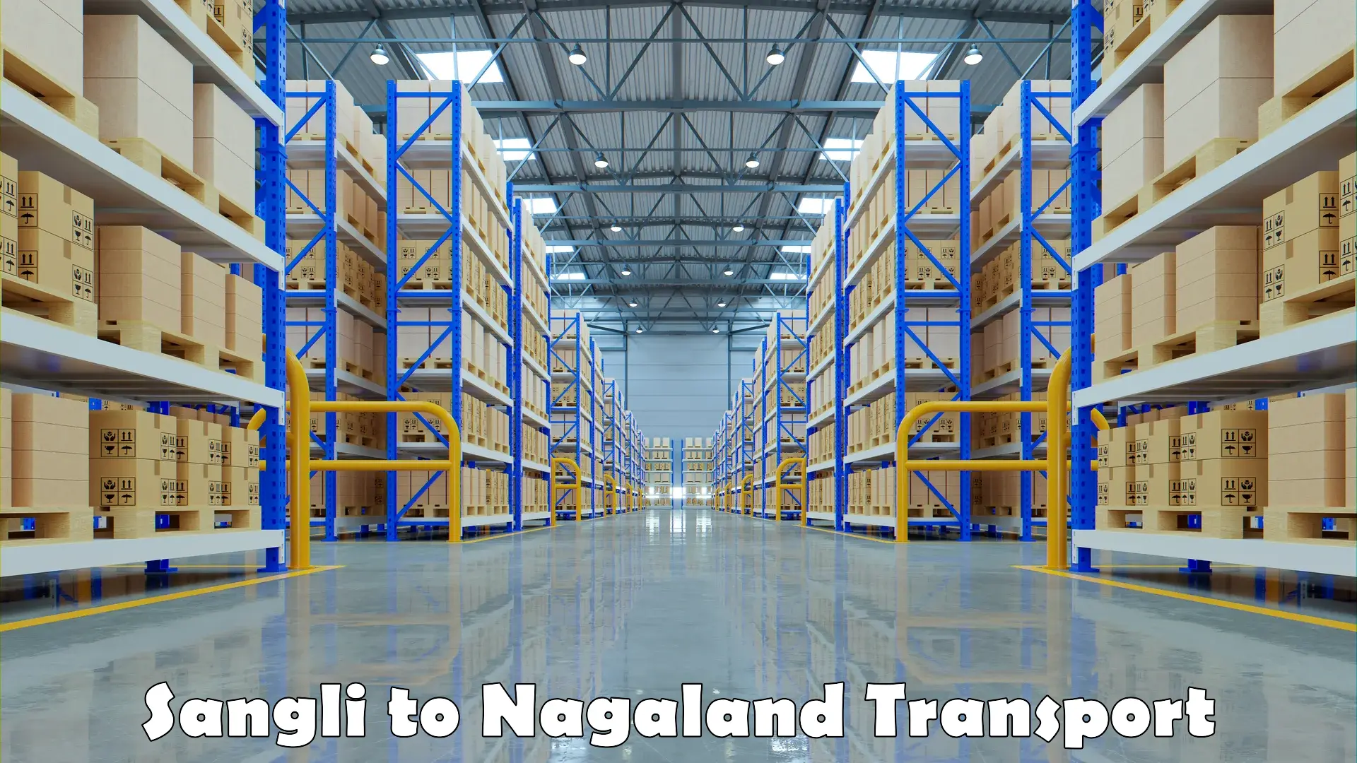 Cargo train transport services Sangli to Dimapur