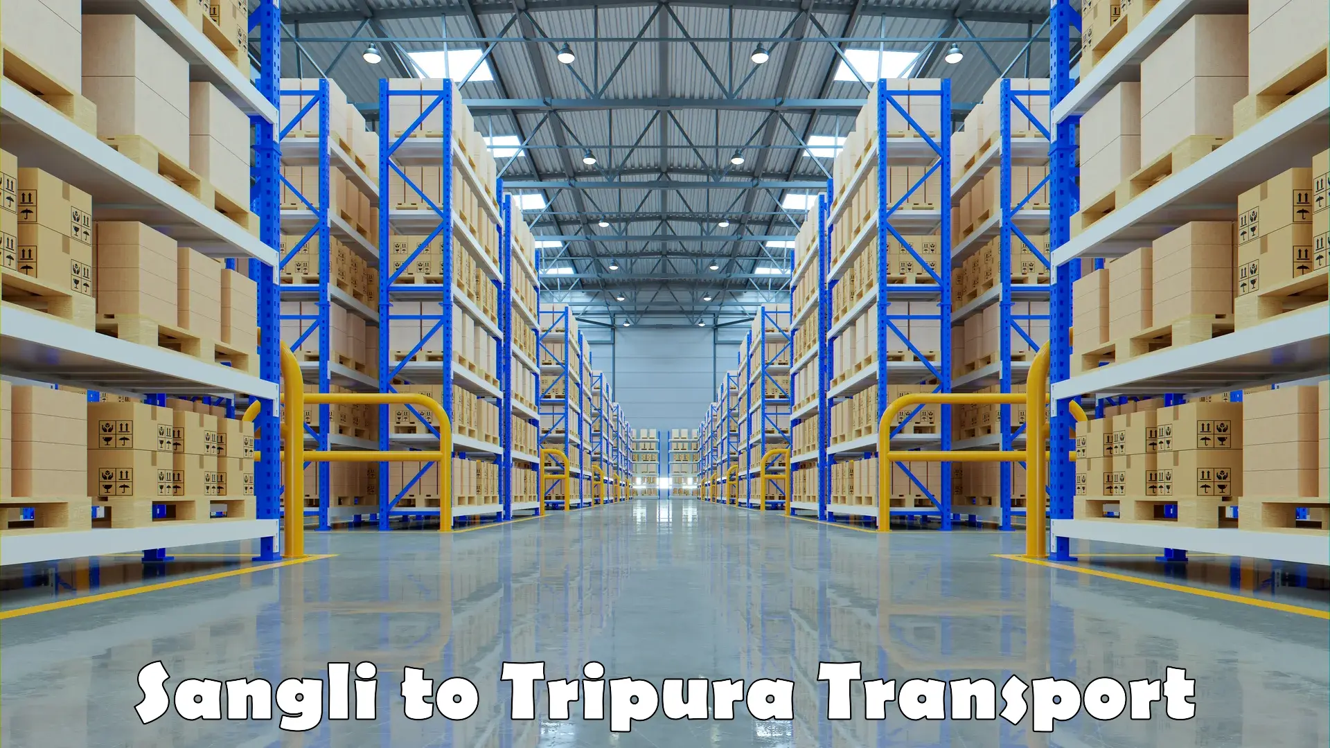 Luggage transport services Sangli to West Tripura