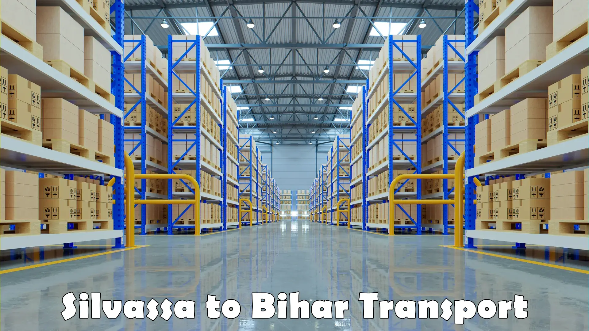 Vehicle transport services Silvassa to Simri Bakthiyarpur