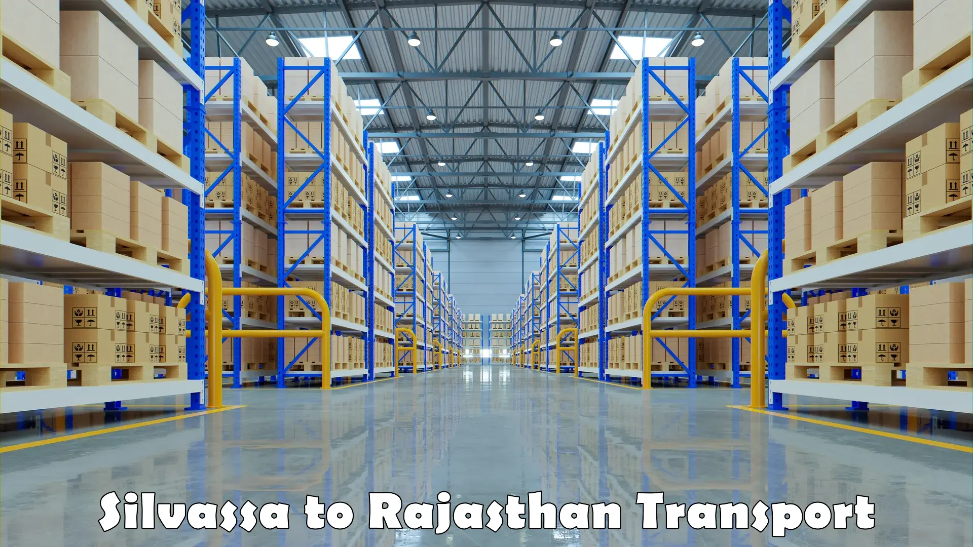 Road transport online services Silvassa to Rajasthan