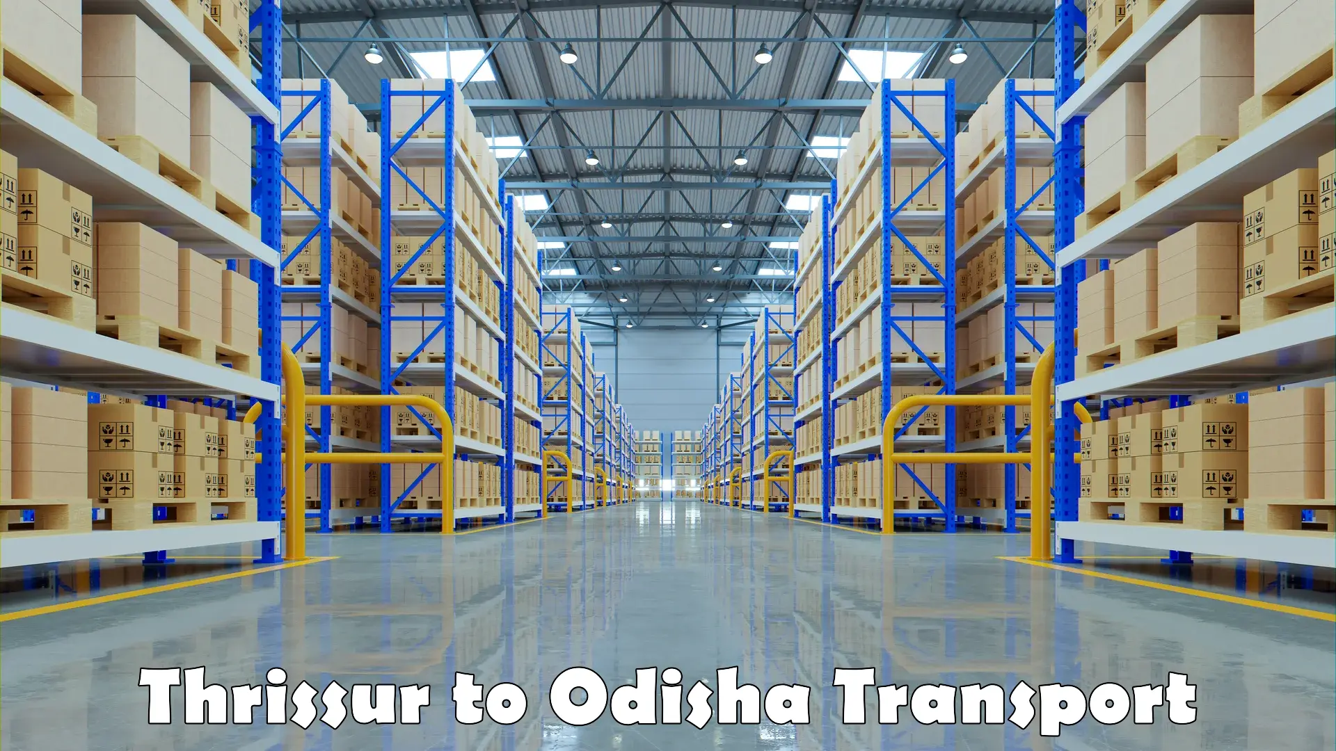 Transport shared services Thrissur to Odisha