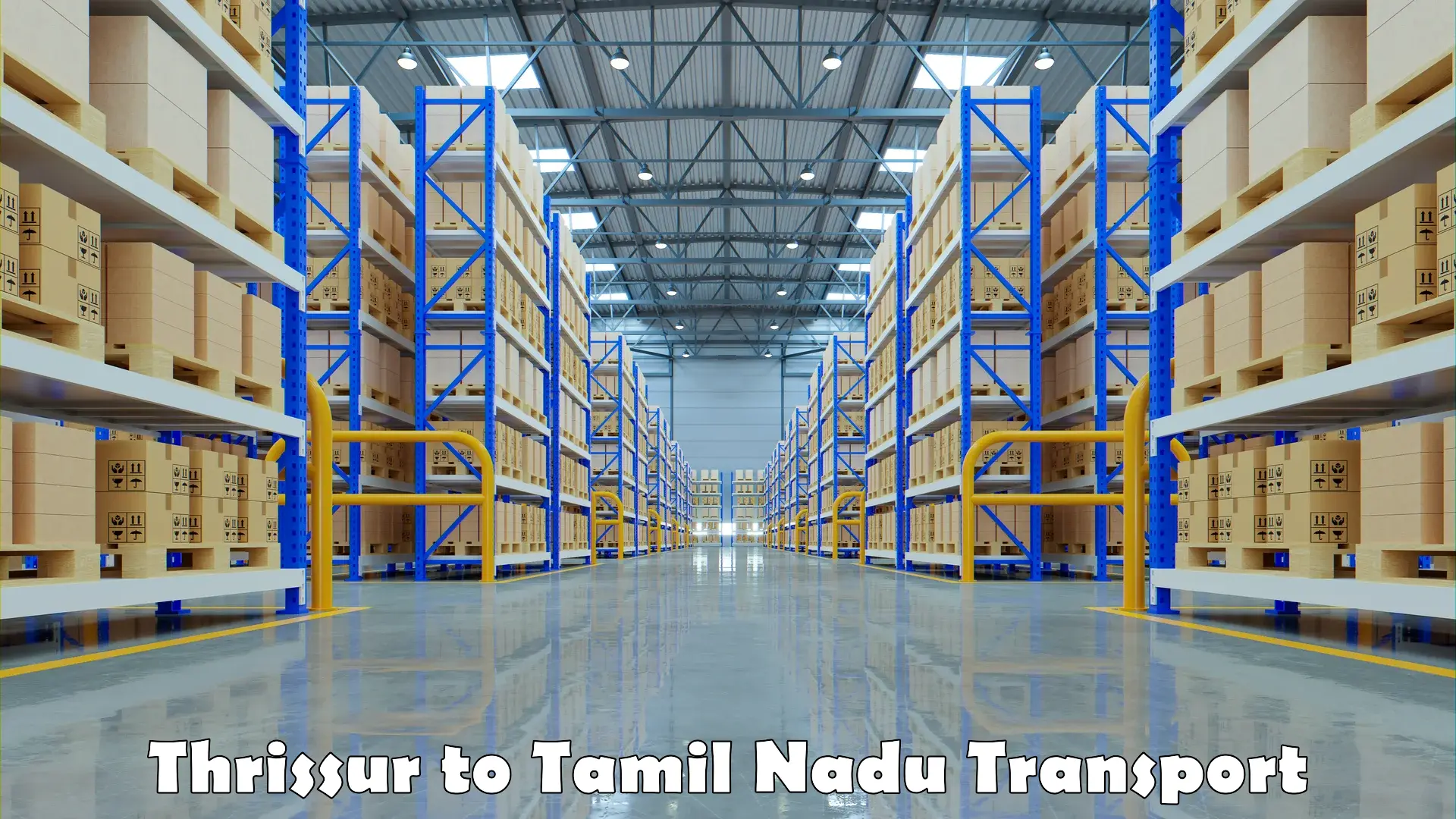 Logistics transportation services Thrissur to Tirupattur