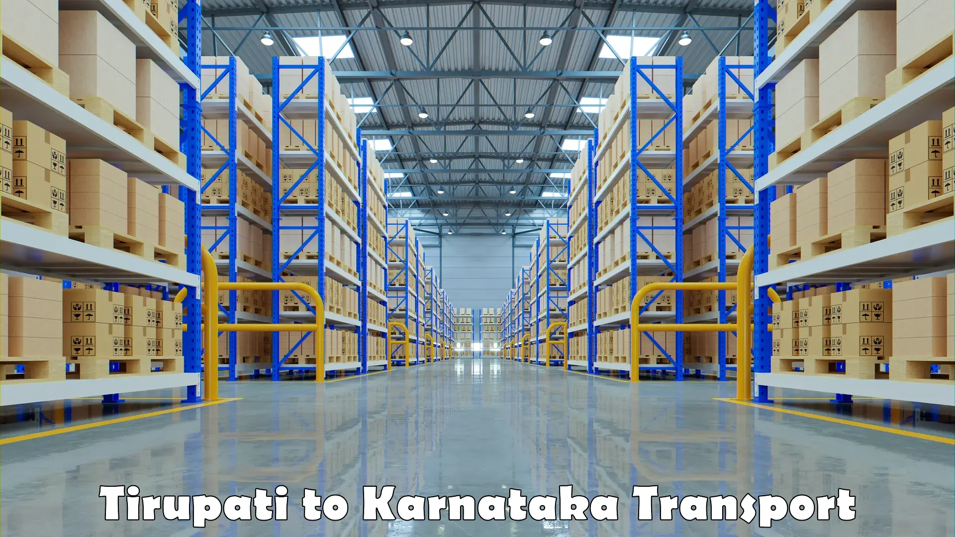 Nearby transport service Tirupati to Karnataka