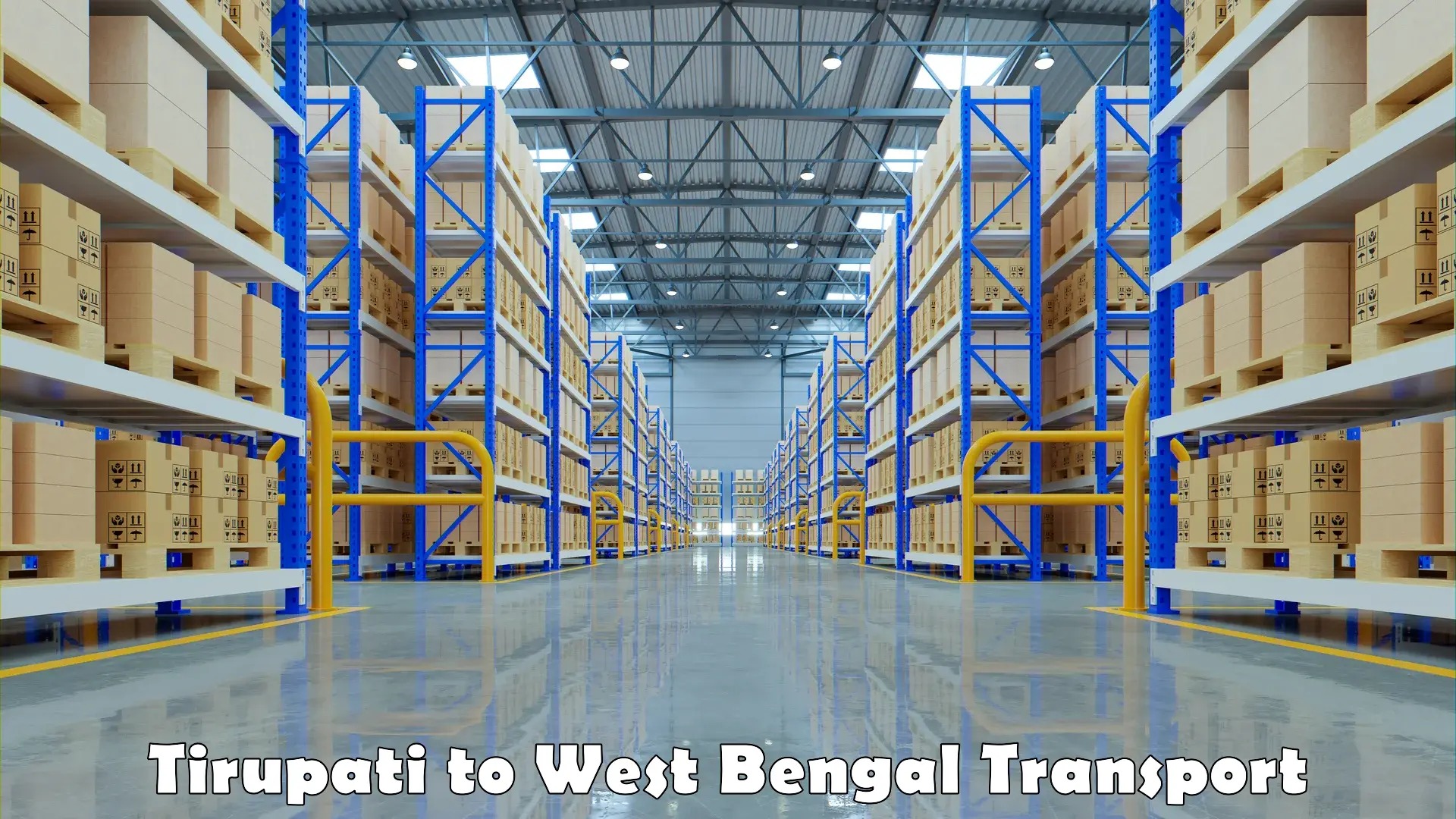 Road transport online services in Tirupati to West Bengal