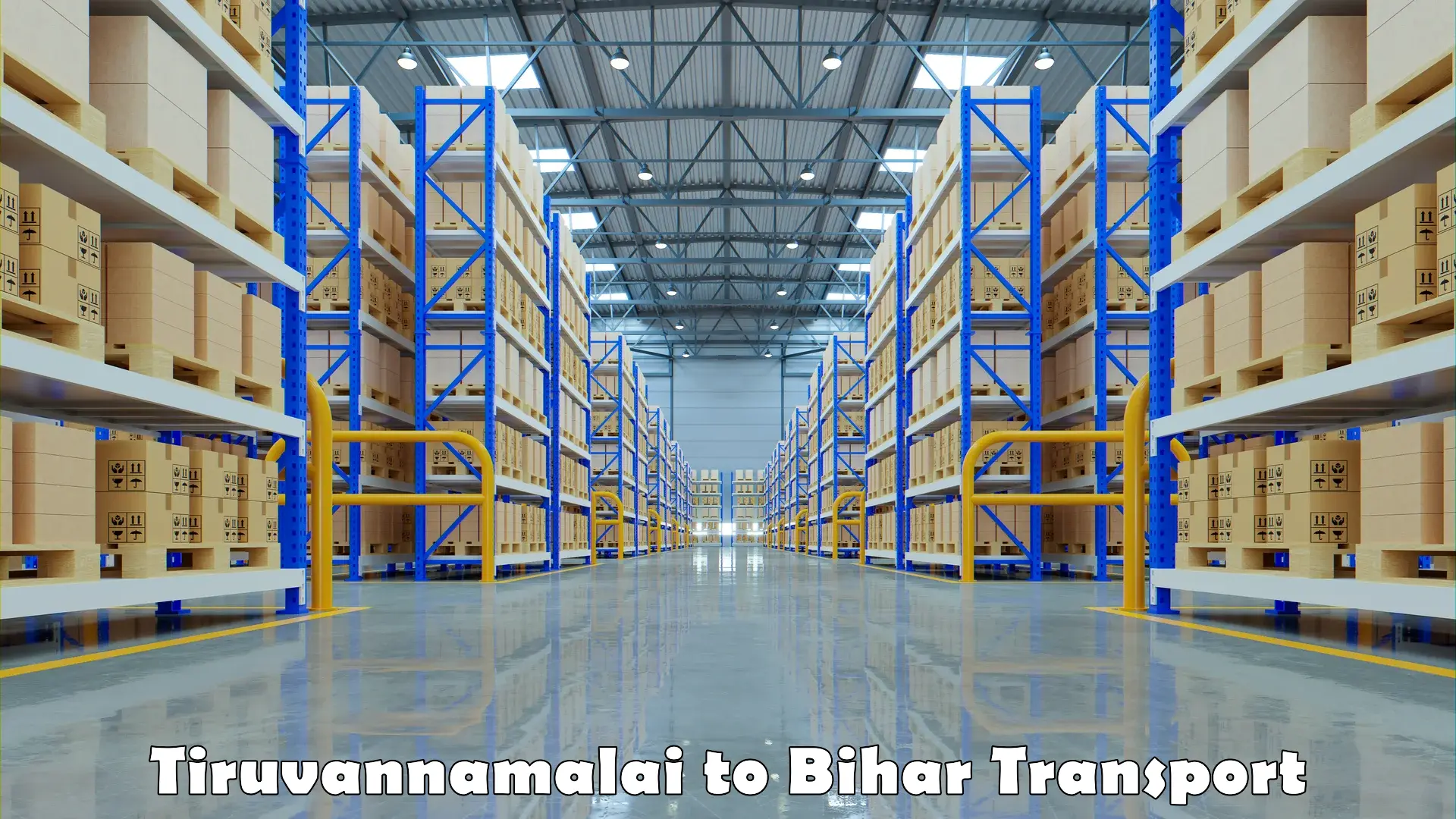 Truck transport companies in India Tiruvannamalai to Raxaul