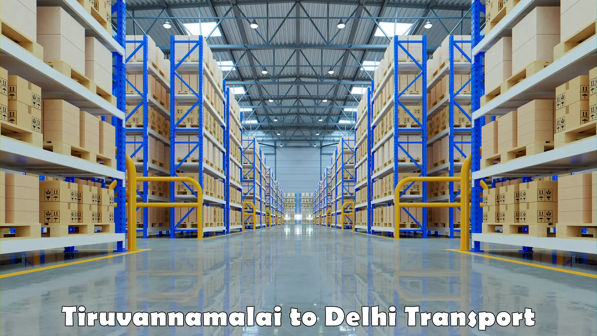 Cargo transportation services Tiruvannamalai to NIT Delhi