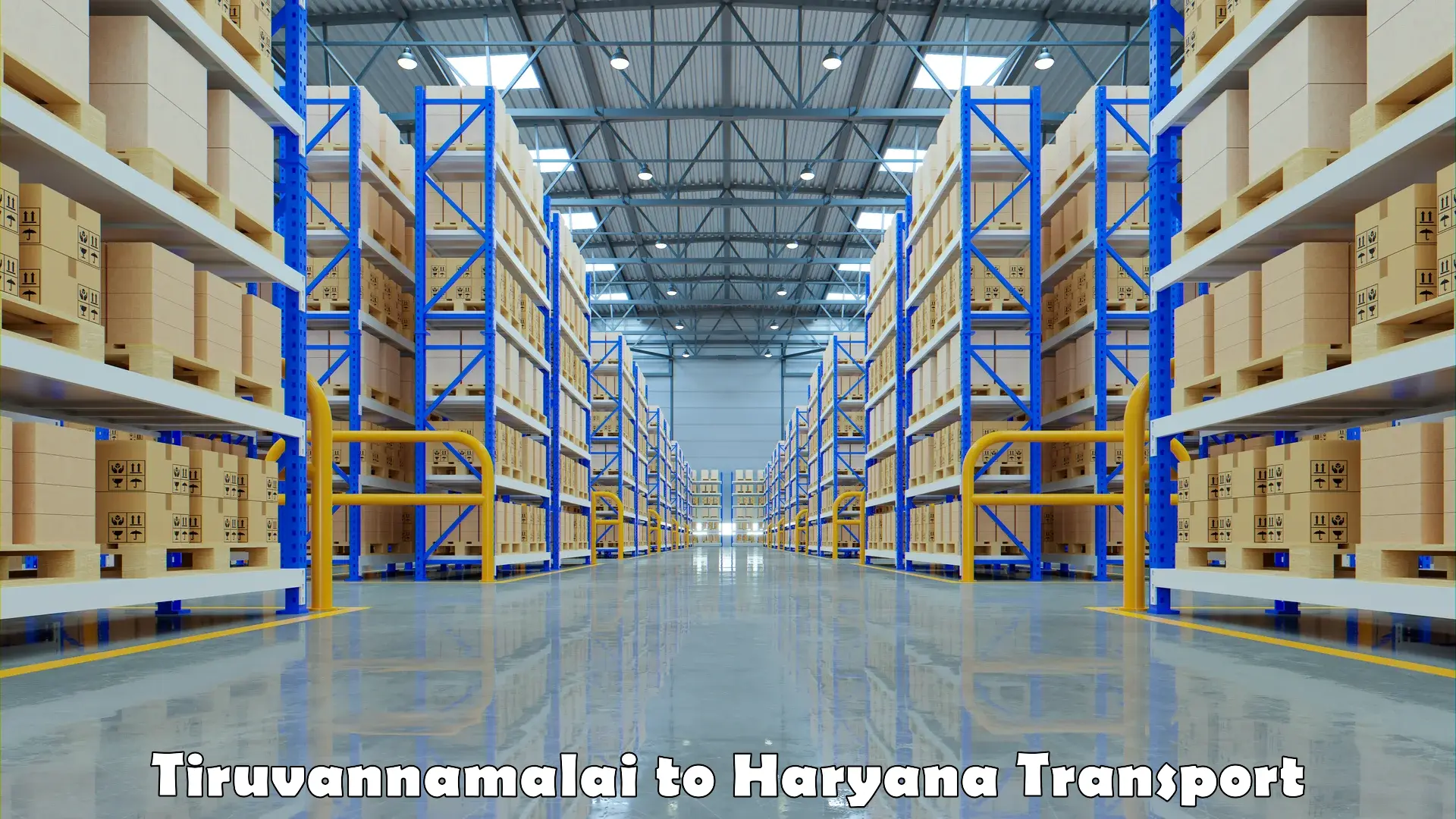 Nearby transport service Tiruvannamalai to Haryana