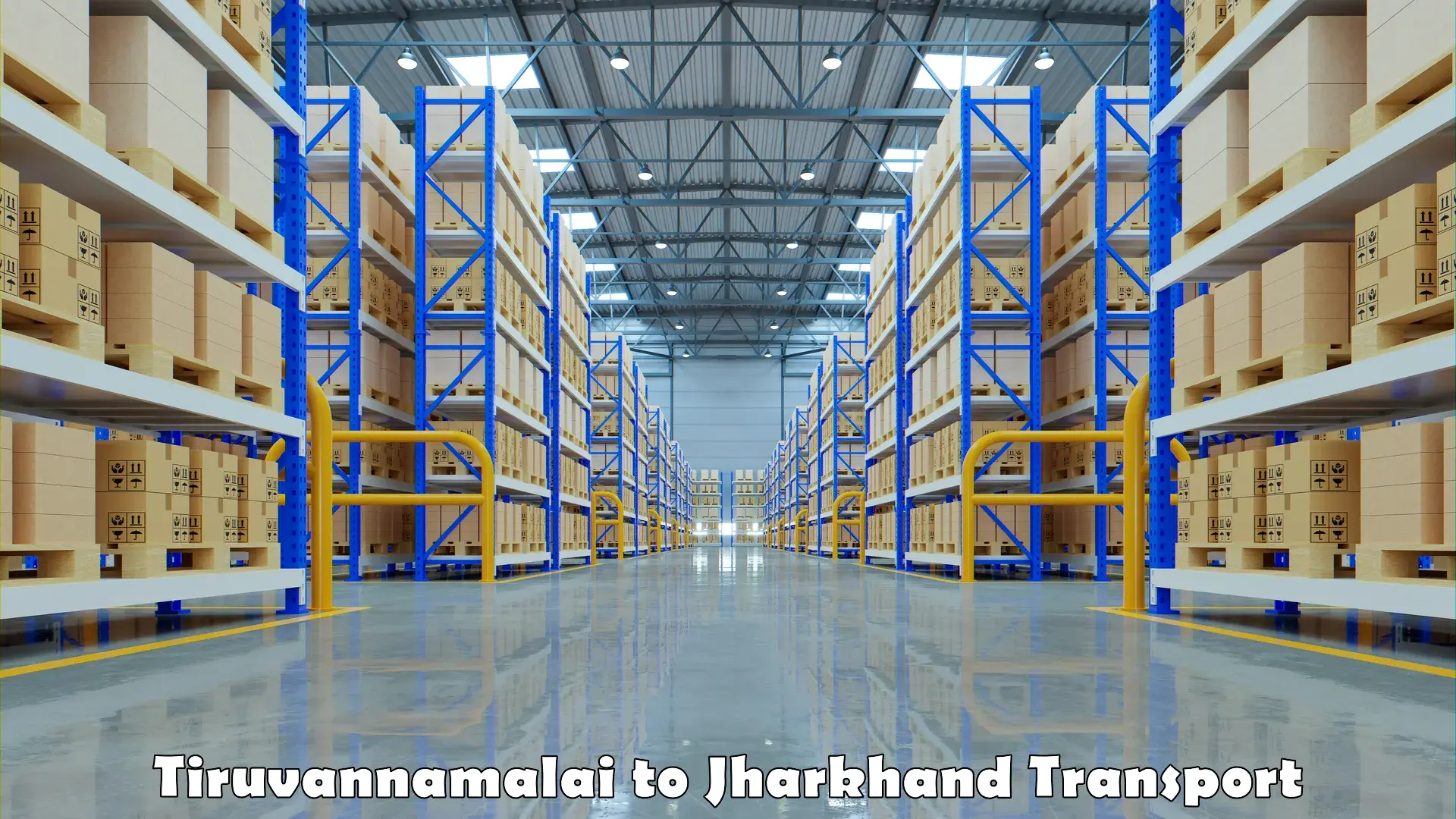 Package delivery services Tiruvannamalai to Jharkhand