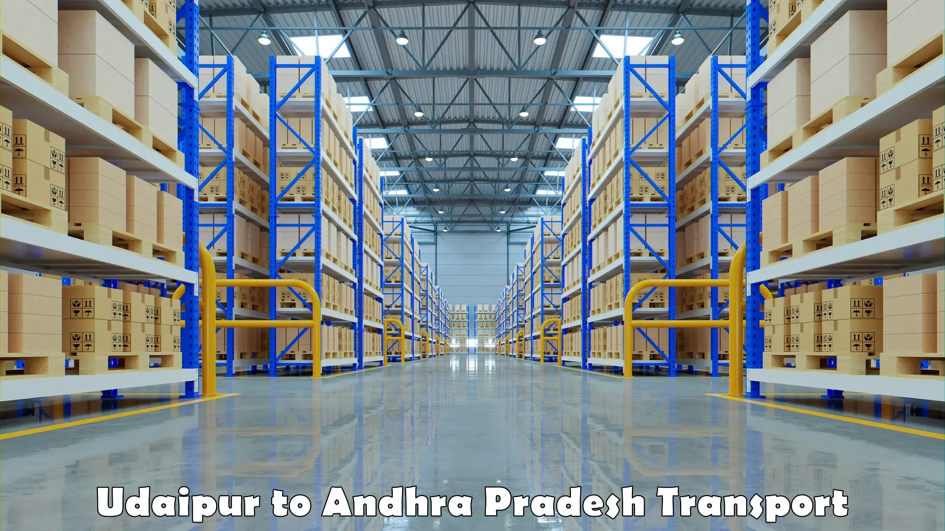 Vehicle transport services Udaipur to Andhra Pradesh