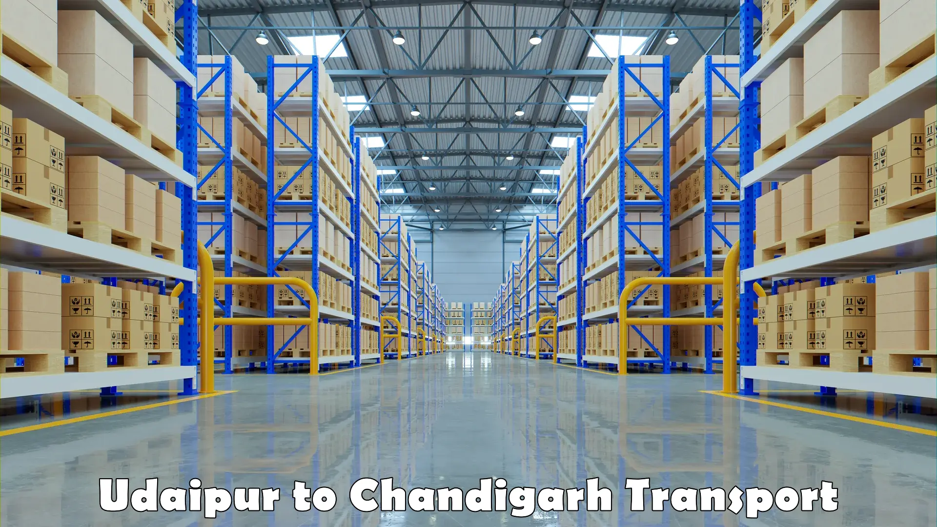 Container transportation services Udaipur to Chandigarh