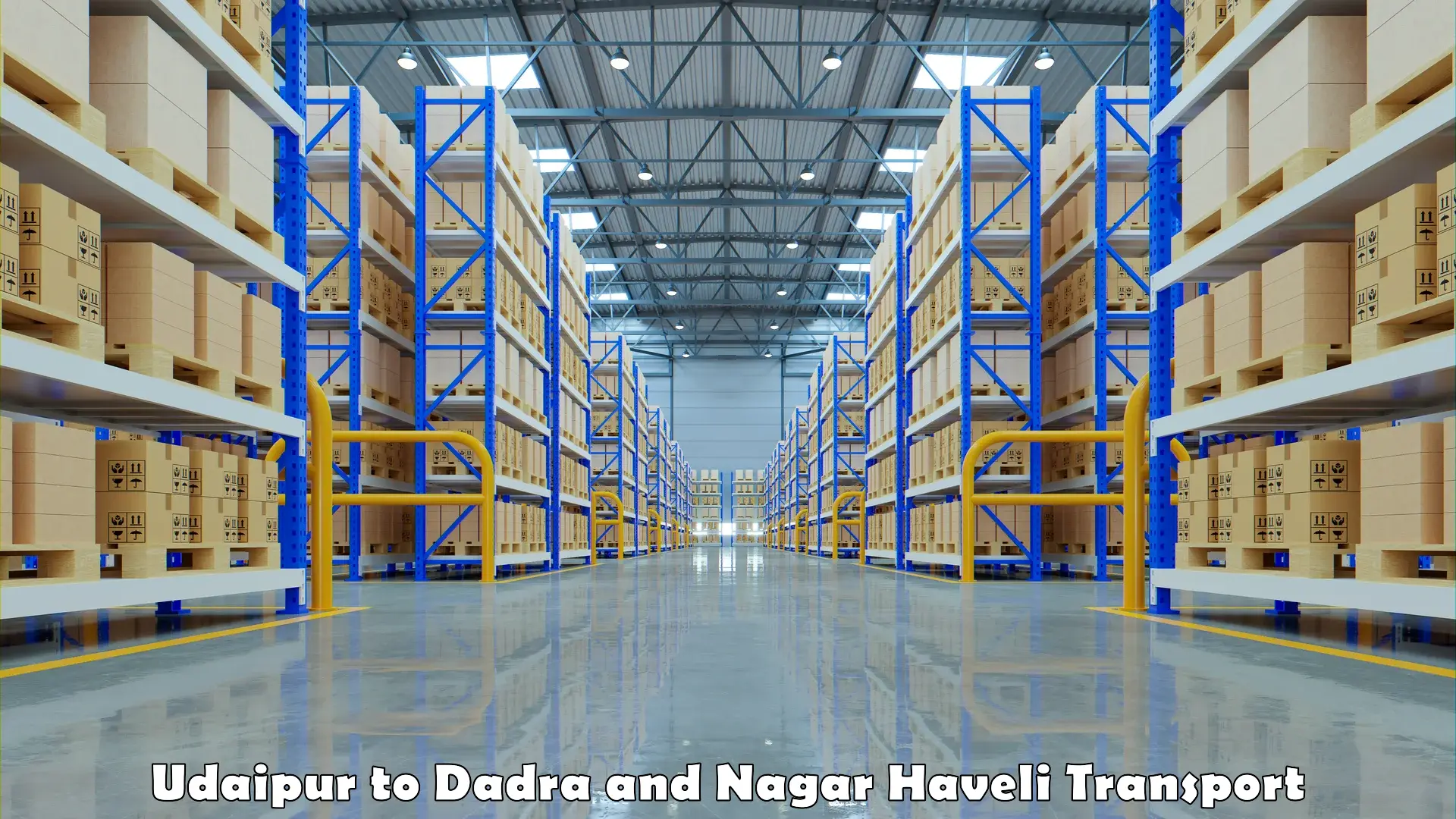 Daily parcel service transport Udaipur to Dadra and Nagar Haveli