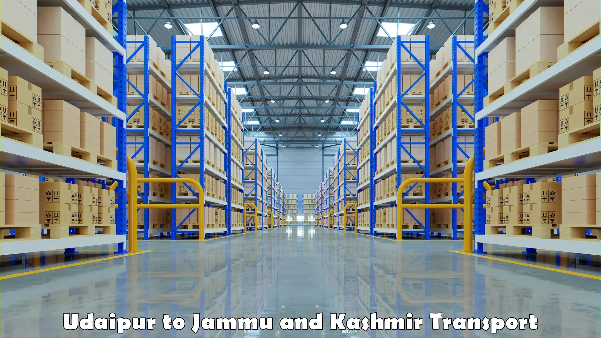 Nationwide transport services Udaipur to Jammu and Kashmir