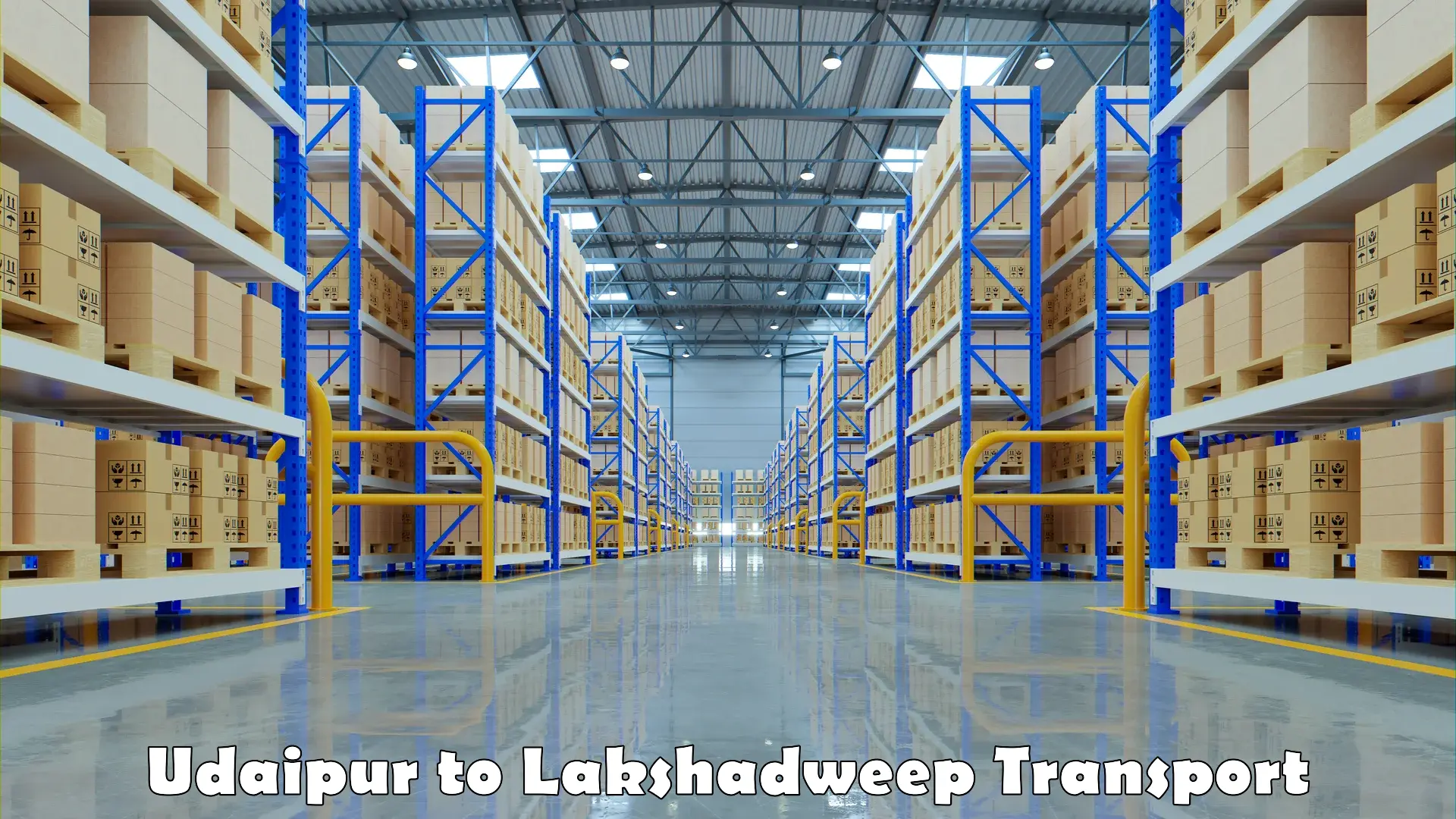 Nationwide transport services Udaipur to Lakshadweep