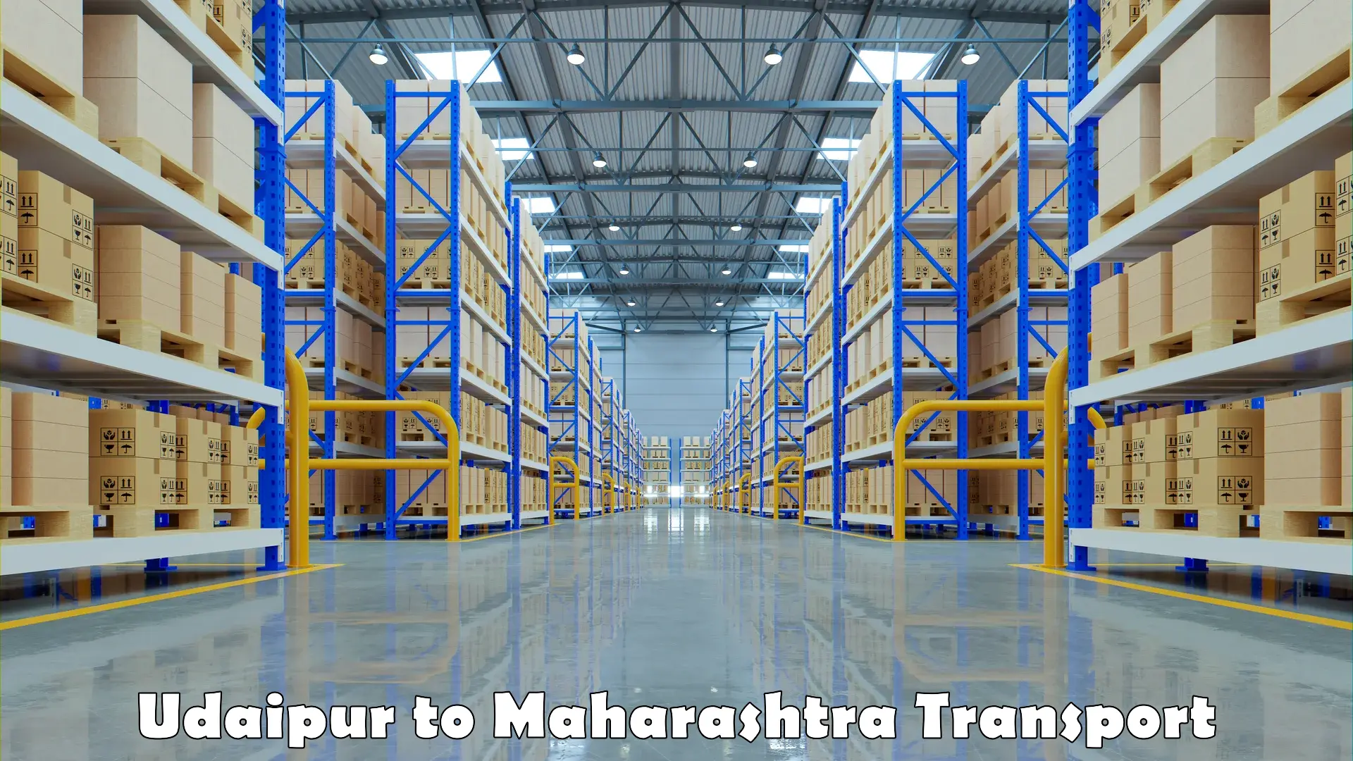 Two wheeler transport services Udaipur to Maharashtra