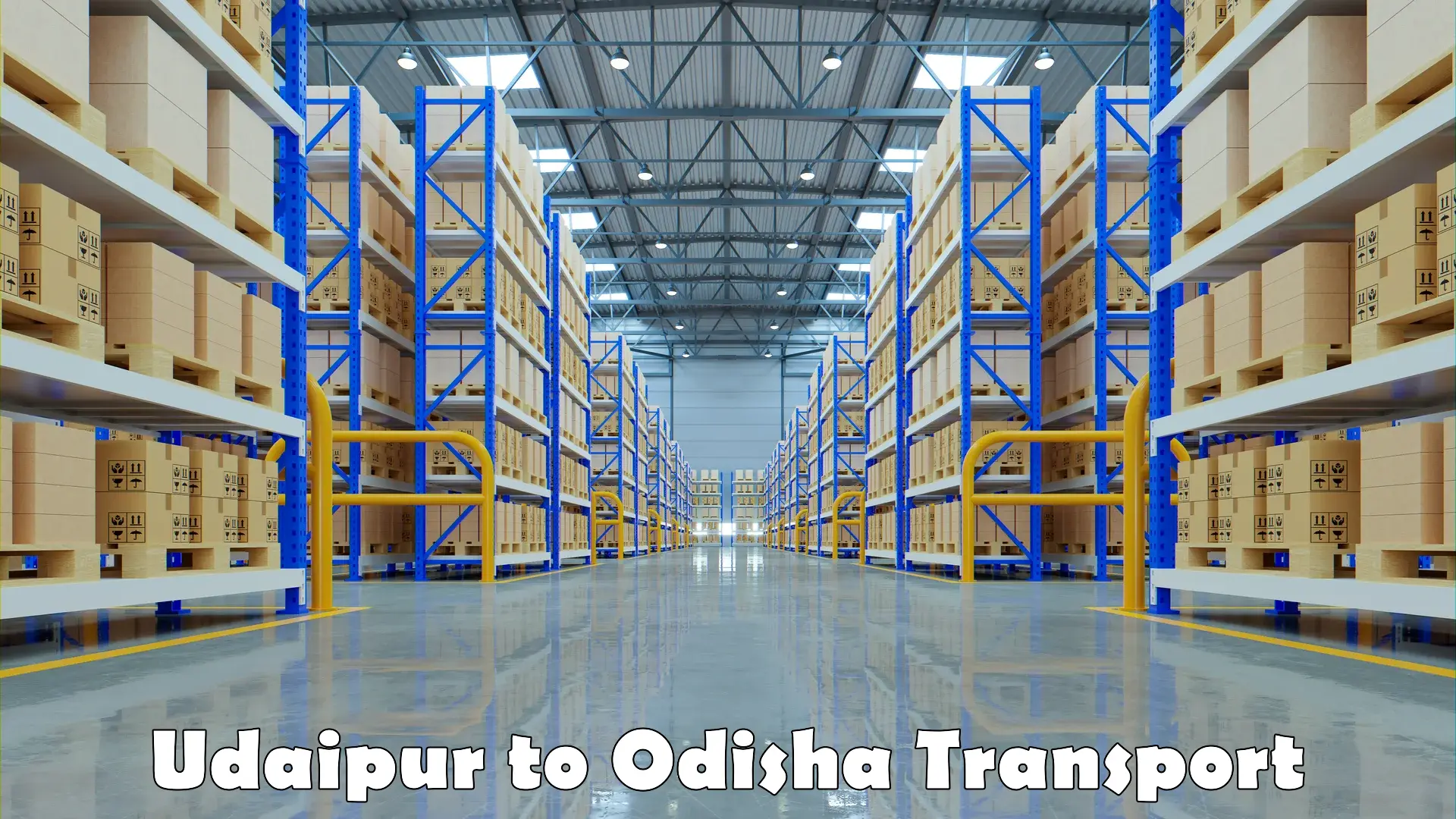 Container transportation services Udaipur to Paradip Port