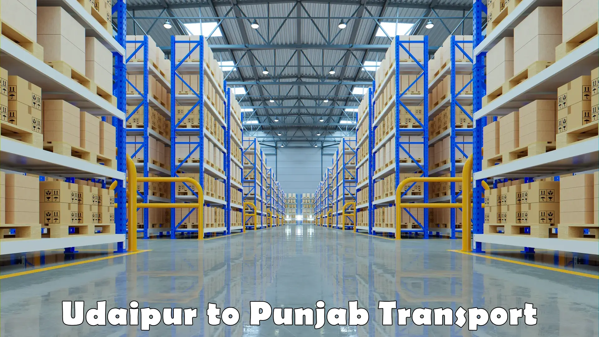 Goods transport services Udaipur to Patiala