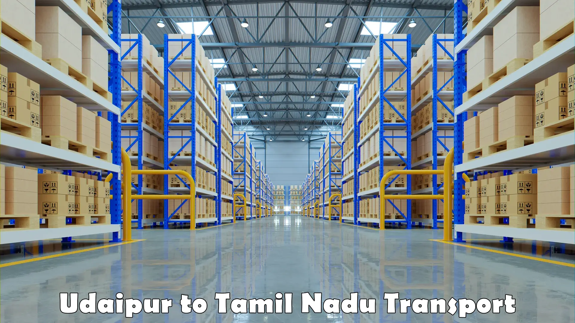 Best transport services in India in Udaipur to Tirunelveli