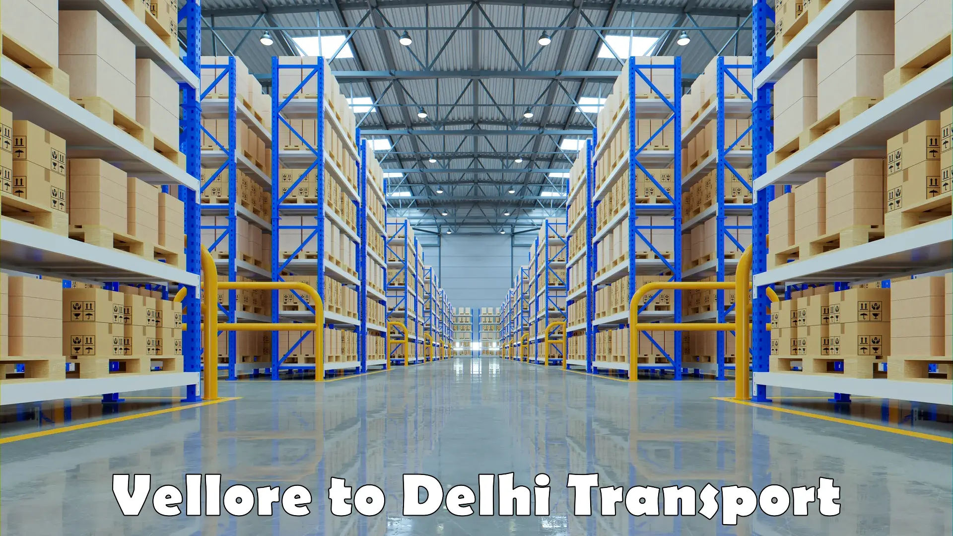 Furniture transport service Vellore to Guru Gobind Singh Indraprastha University New Delhi