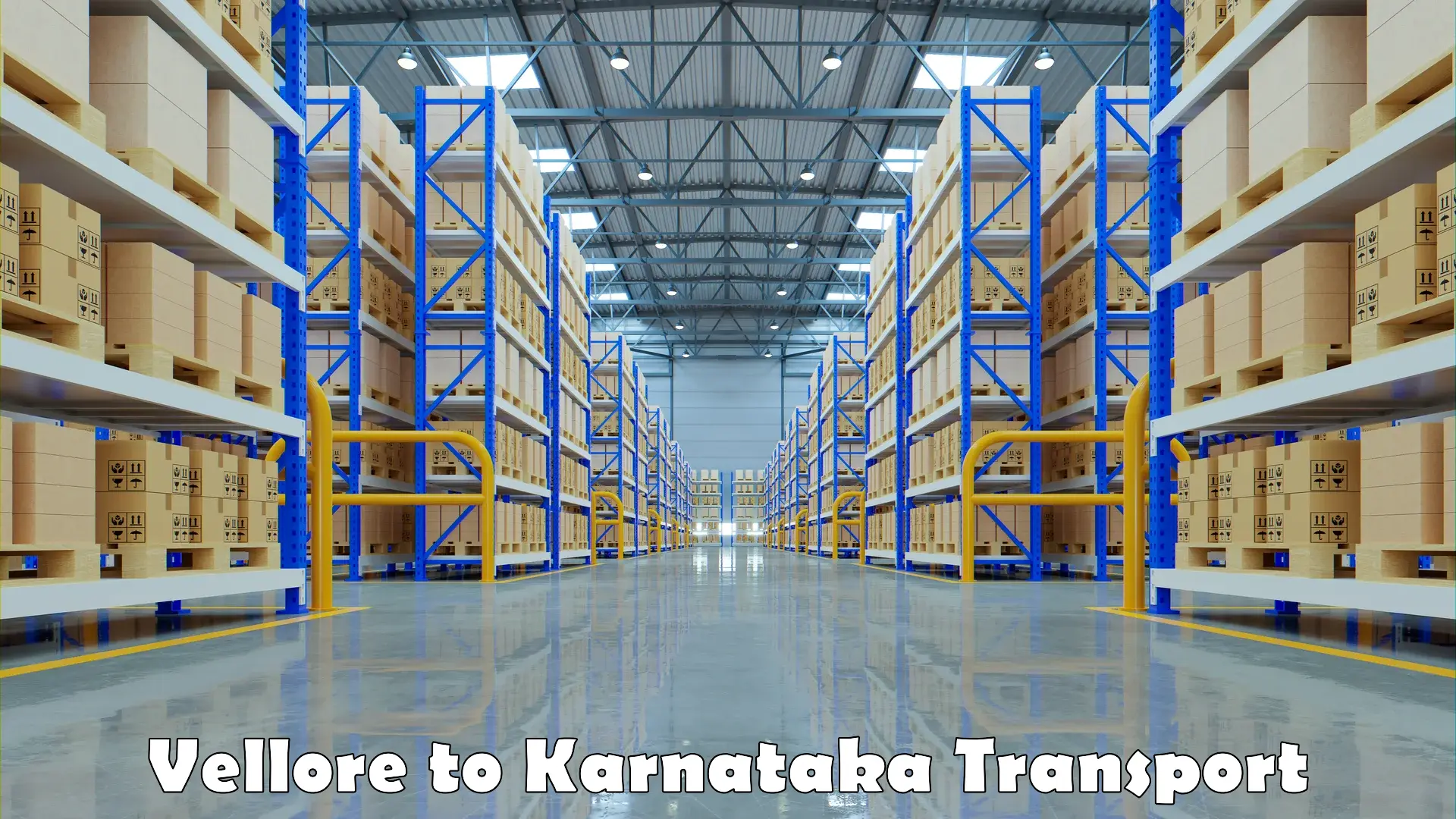 Truck transport companies in India Vellore to Karnataka