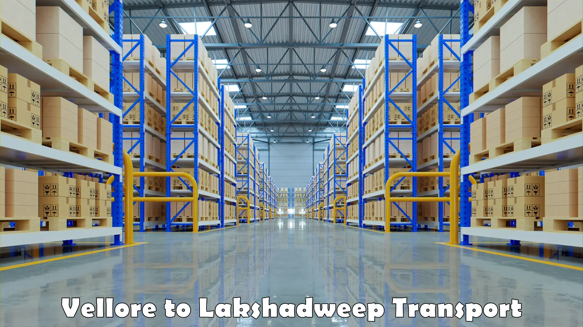 Domestic goods transportation services Vellore to Lakshadweep