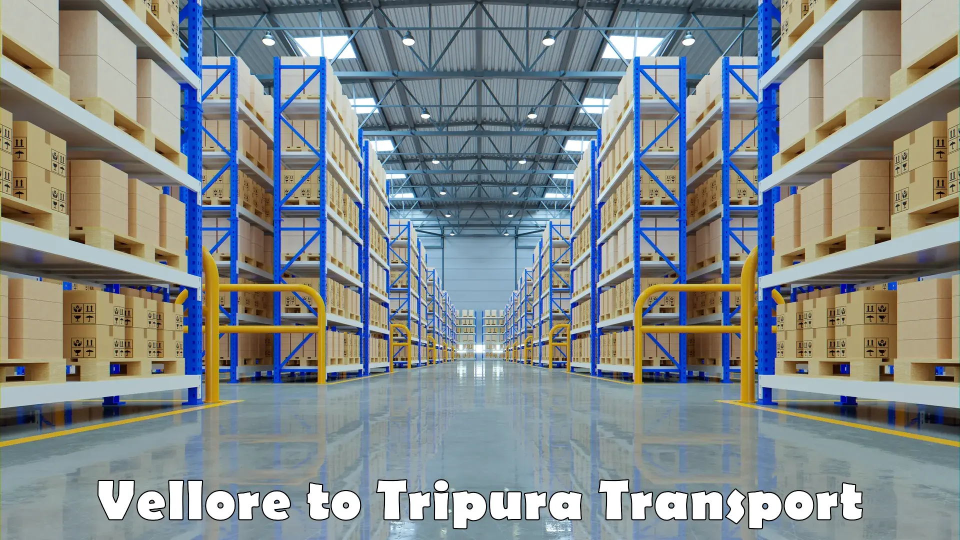 Best transport services in India Vellore to Tripura