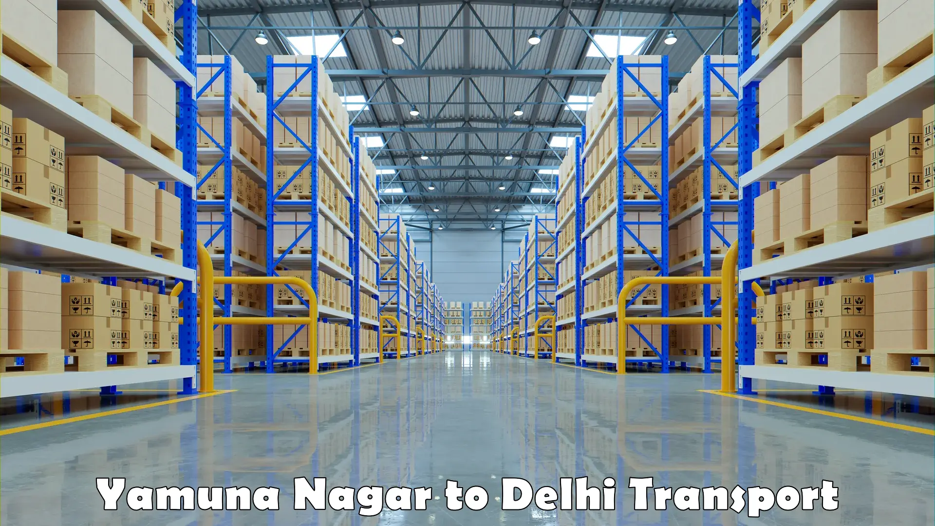 Truck transport companies in India in Yamuna Nagar to Naraina Industrial Estate