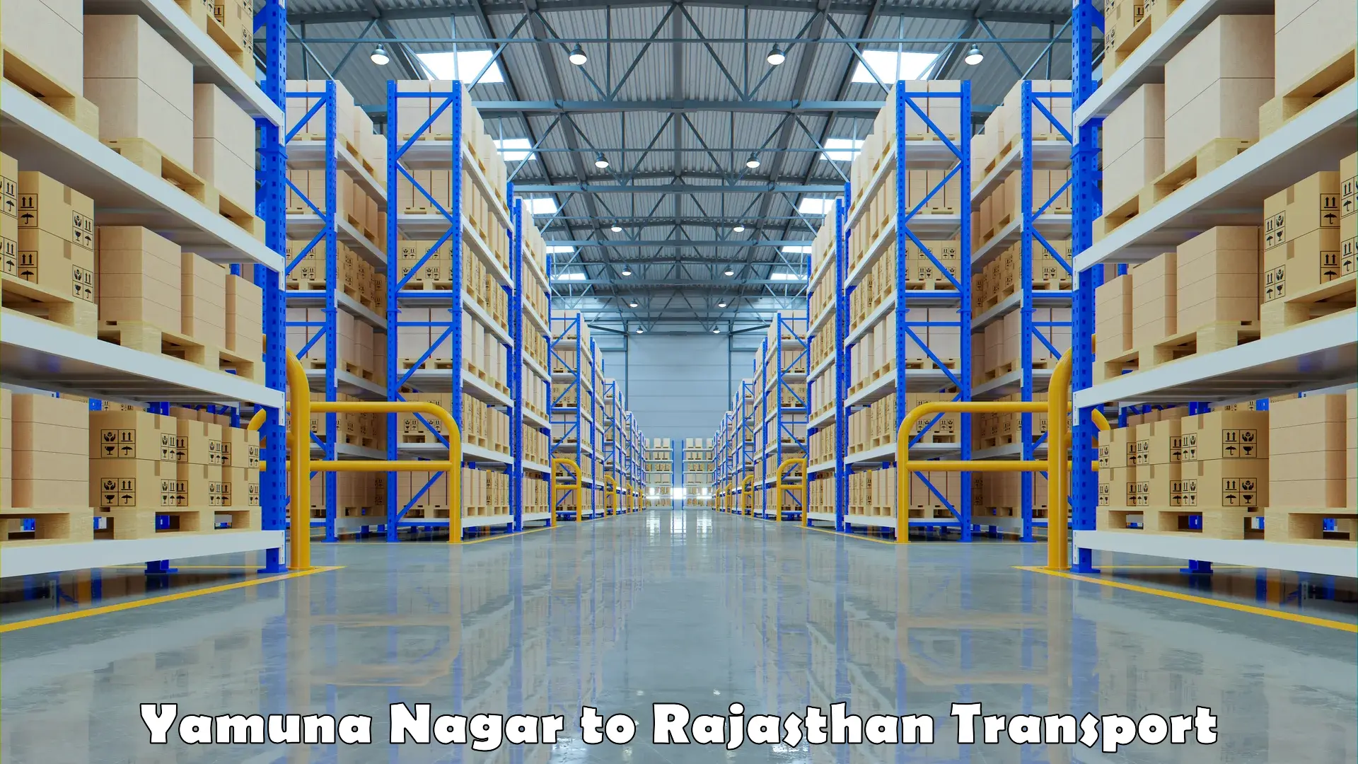Cargo transportation services Yamuna Nagar to Deogarh Rajsamand