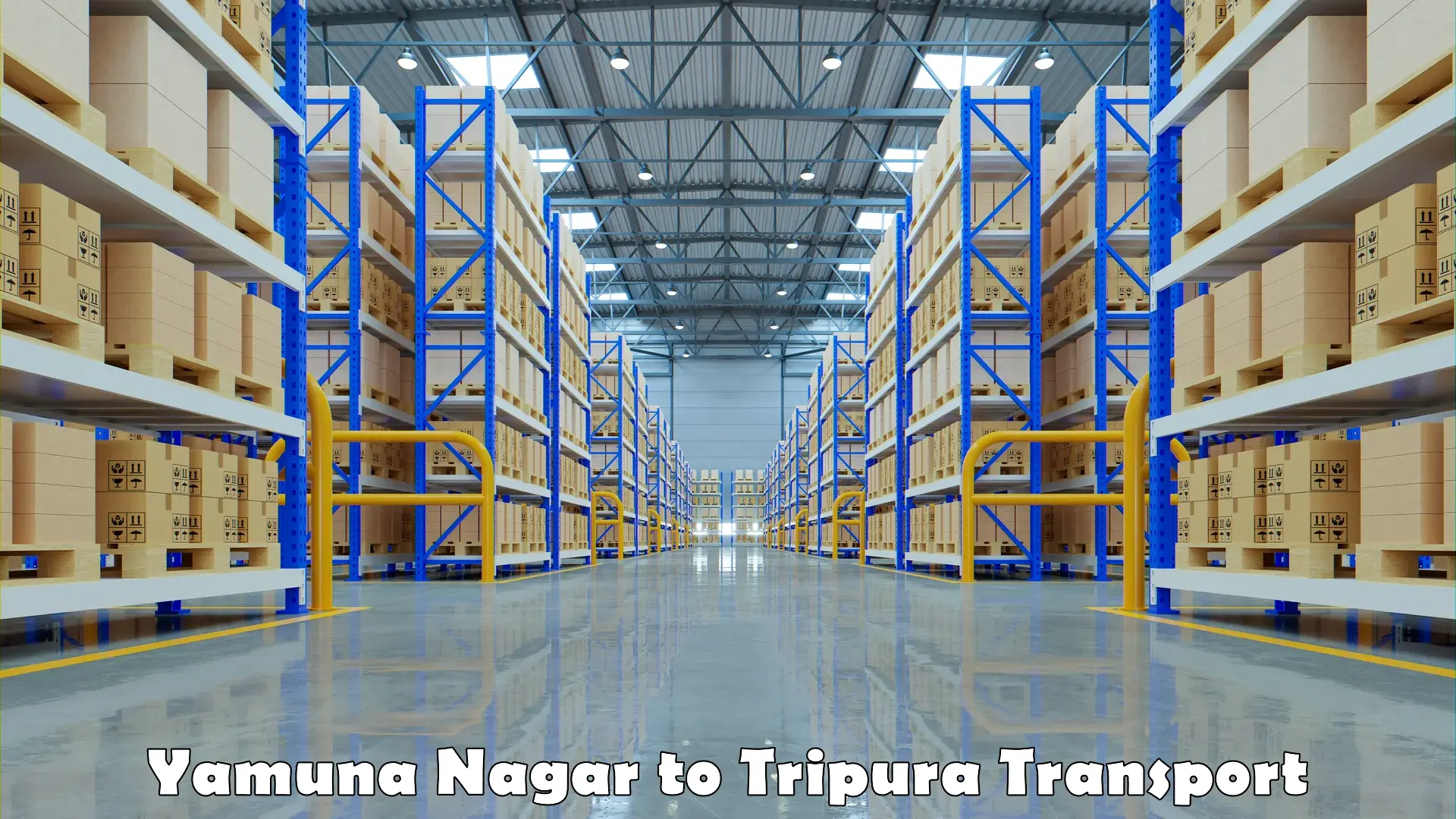 Cargo transport services Yamuna Nagar to Dhalai