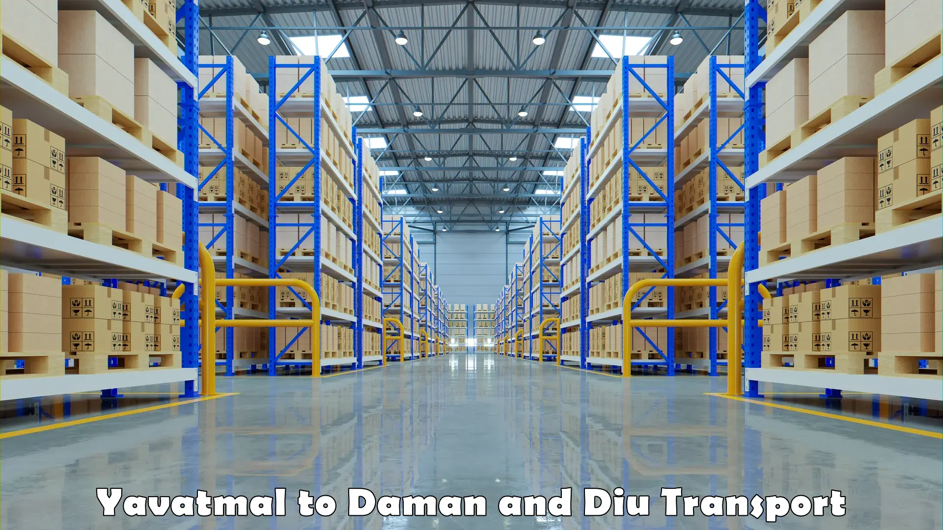 Online transport Yavatmal to Daman and Diu