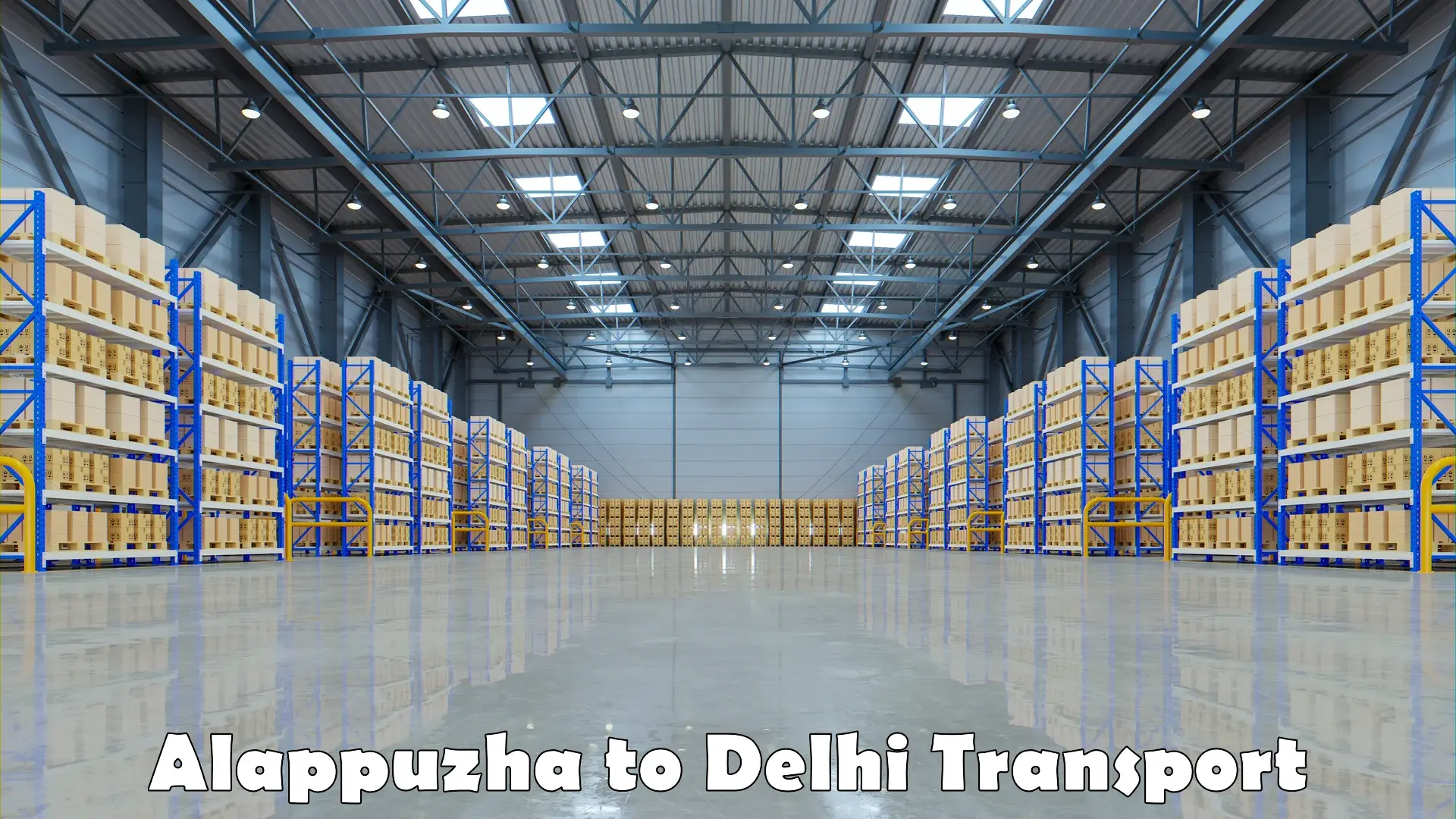 Online transport service Alappuzha to Delhi