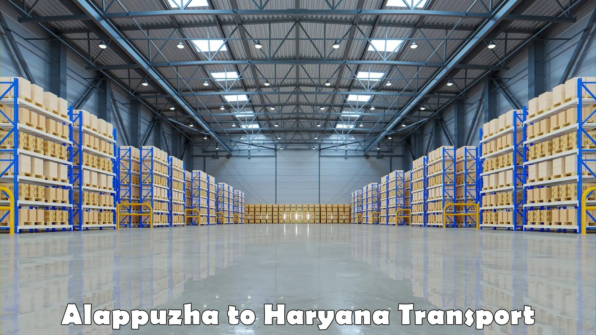 Goods transport services Alappuzha to Haryana