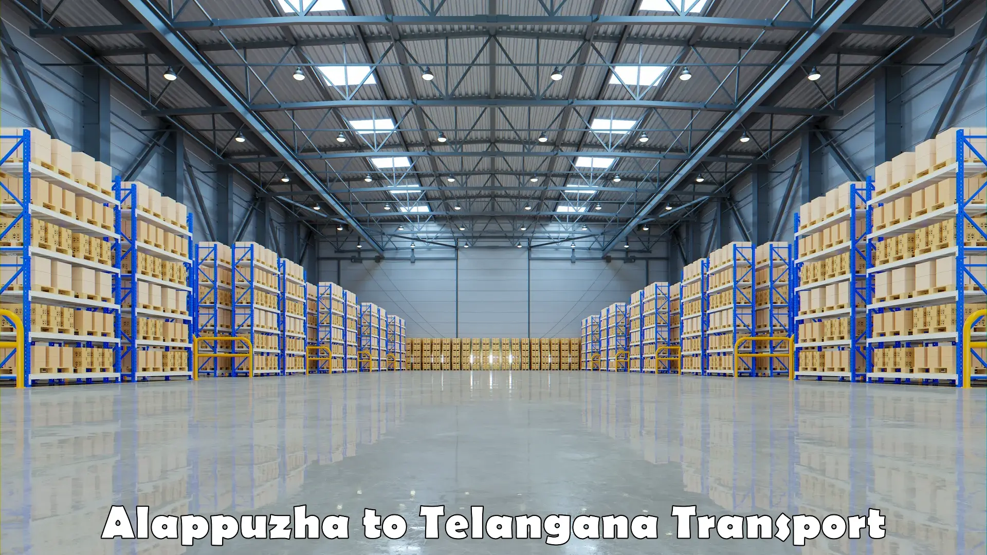 Nearby transport service Alappuzha to Telangana
