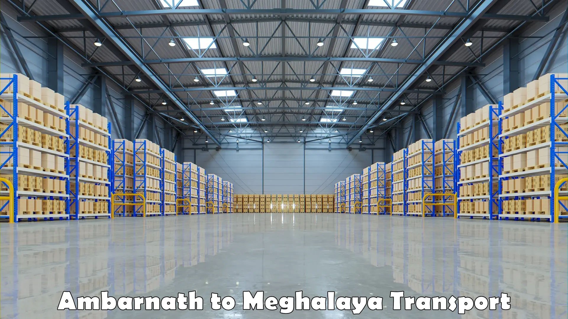 Two wheeler parcel service Ambarnath to Meghalaya
