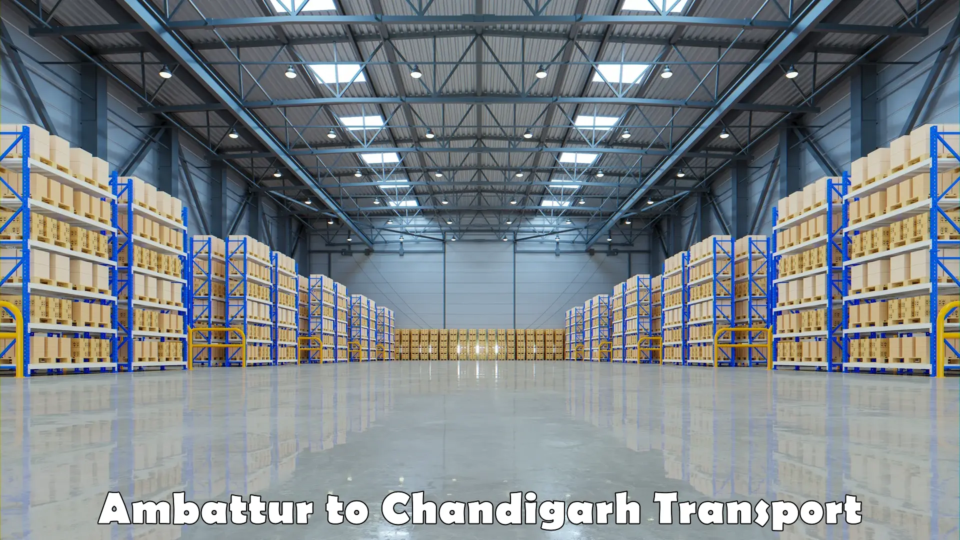 Online transport Ambattur to Panjab University Chandigarh