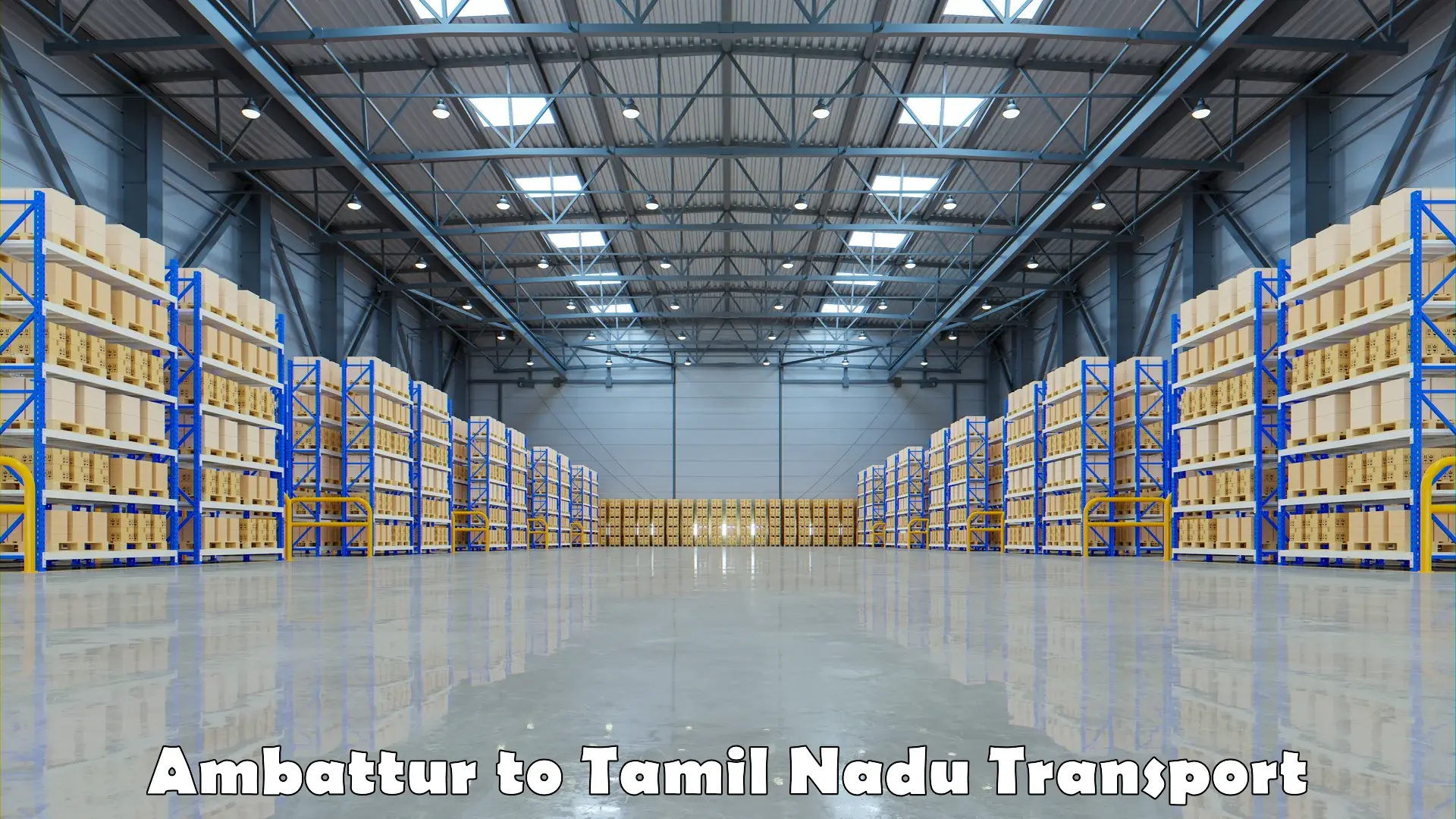 Two wheeler transport services Ambattur to Tamil Nadu