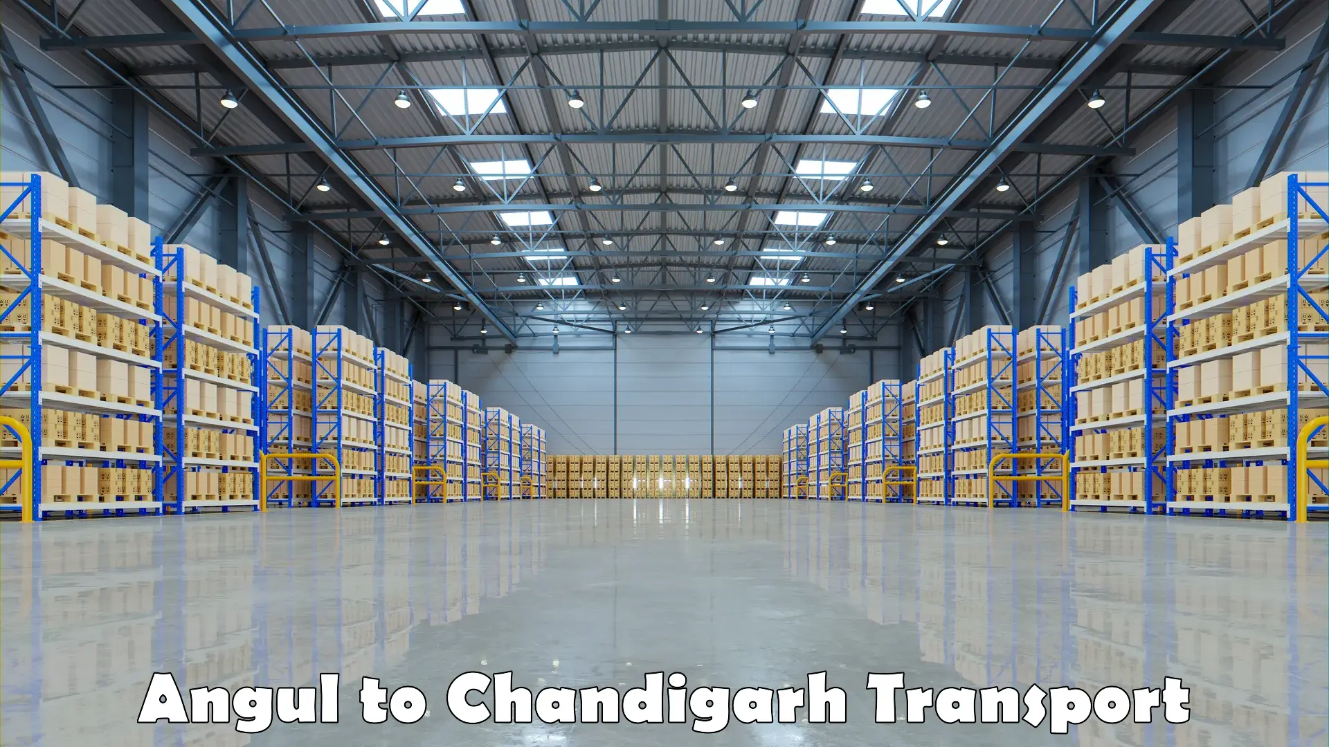 Cargo train transport services Angul to Panjab University Chandigarh