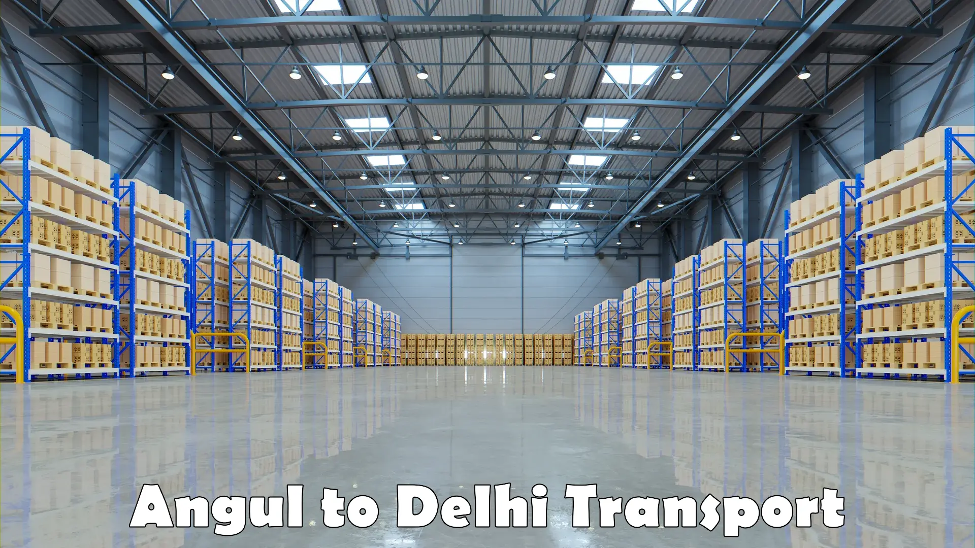 India truck logistics services Angul to Delhi Technological University DTU