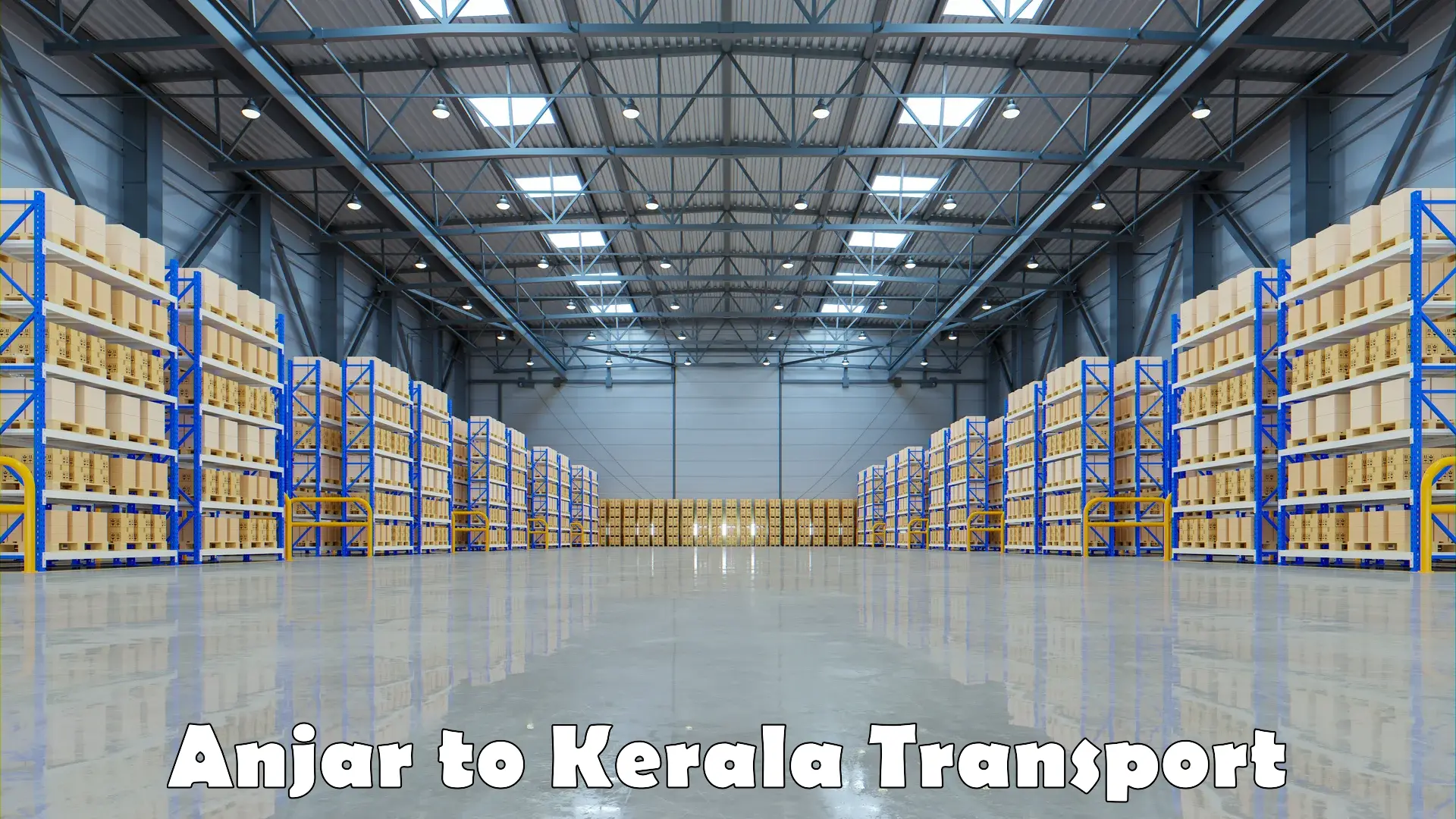 Air cargo transport services Anjar to Kerala