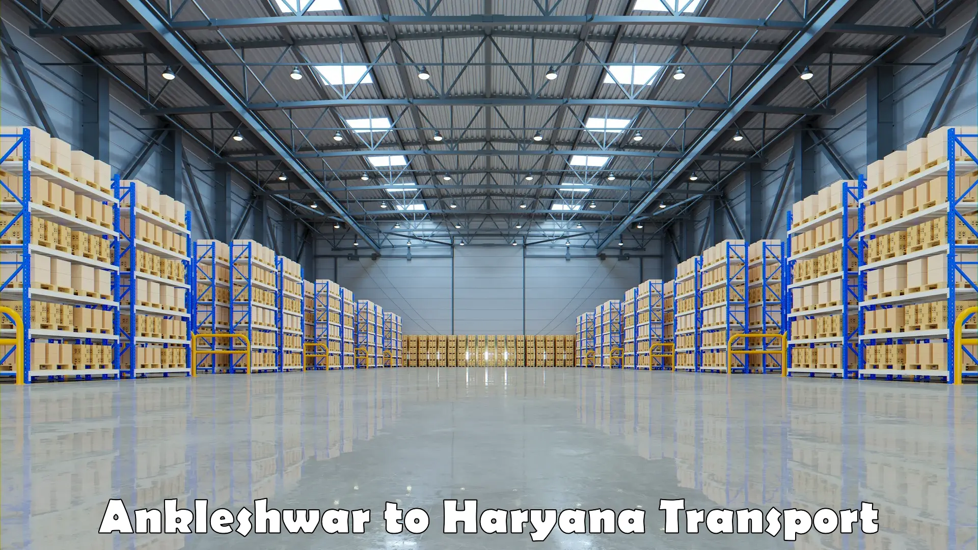 Cargo transport services Ankleshwar to Haryana