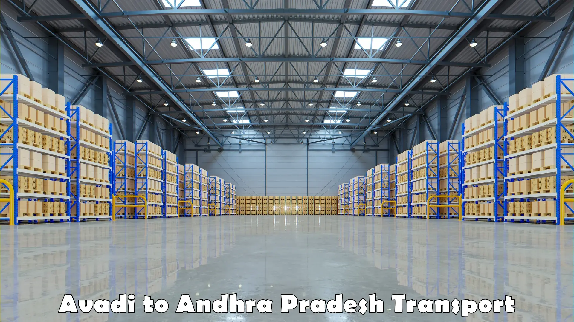 Scooty parcel Avadi to Andhra Pradesh