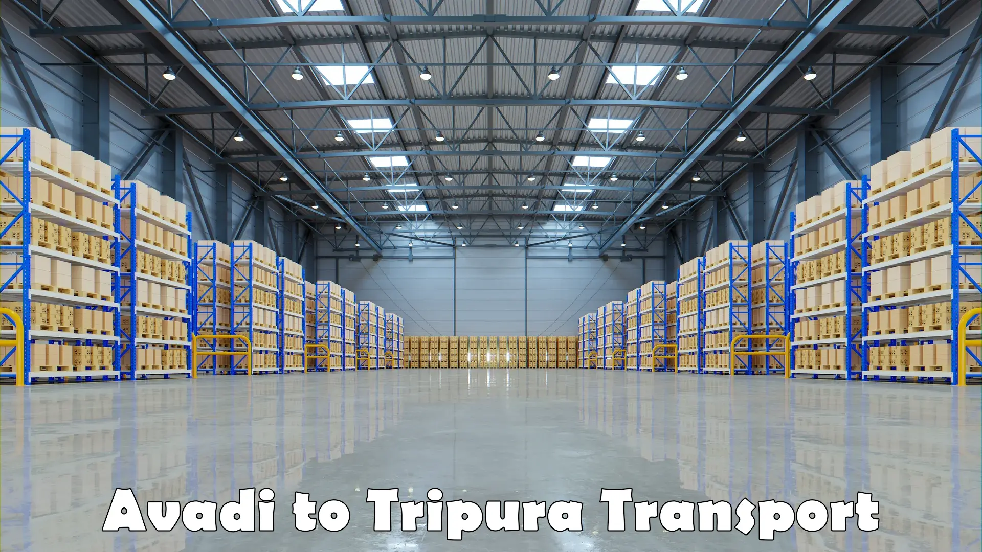 Transport shared services Avadi to Tripura