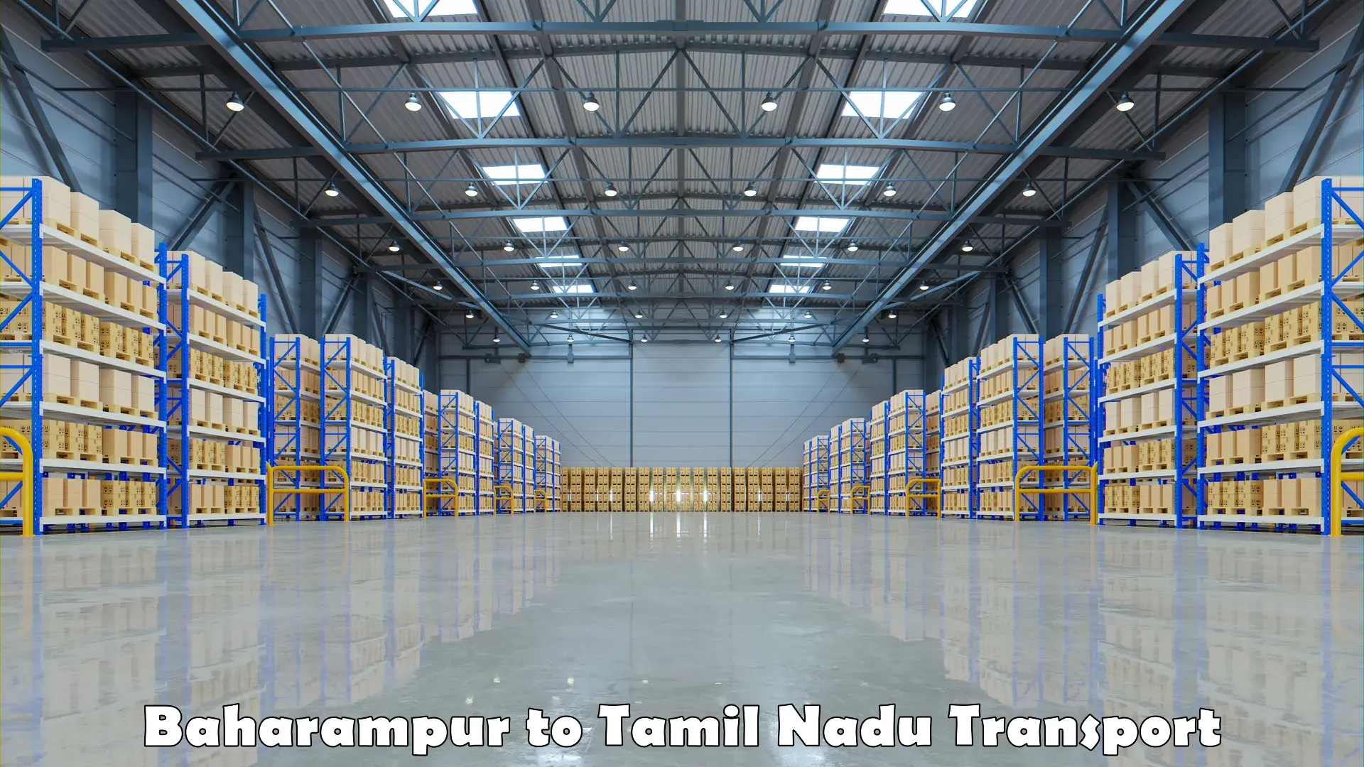 Interstate goods transport Baharampur to Usilampatti
