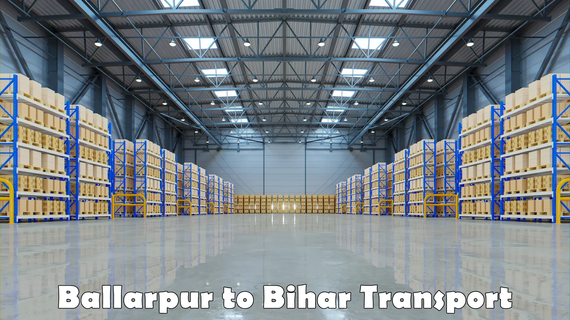 Cycle transportation service Ballarpur to Bihar