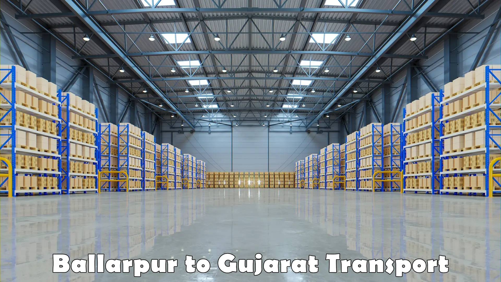 Land transport services Ballarpur to Kandla Port