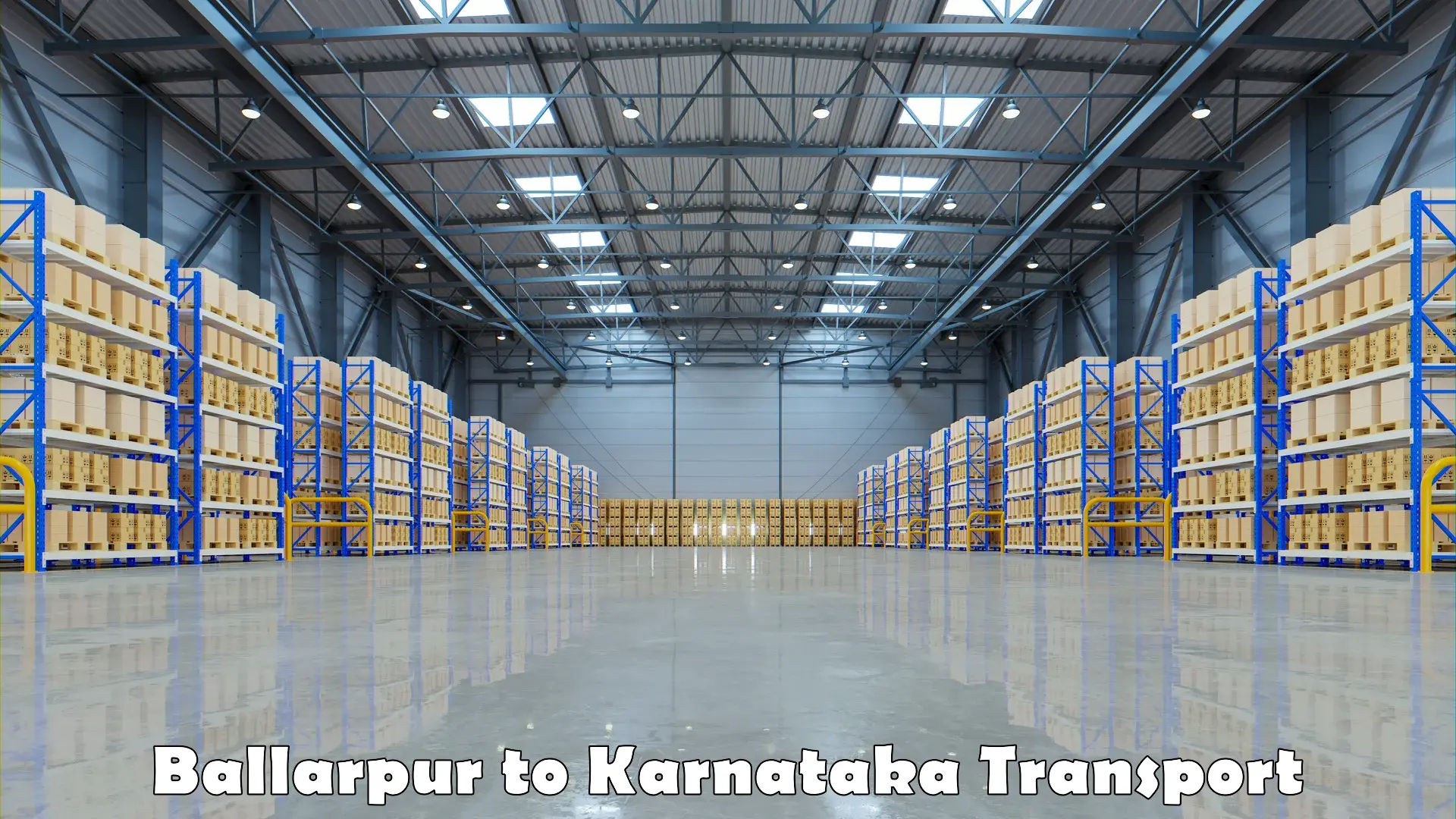 Road transport online services Ballarpur to Karnataka