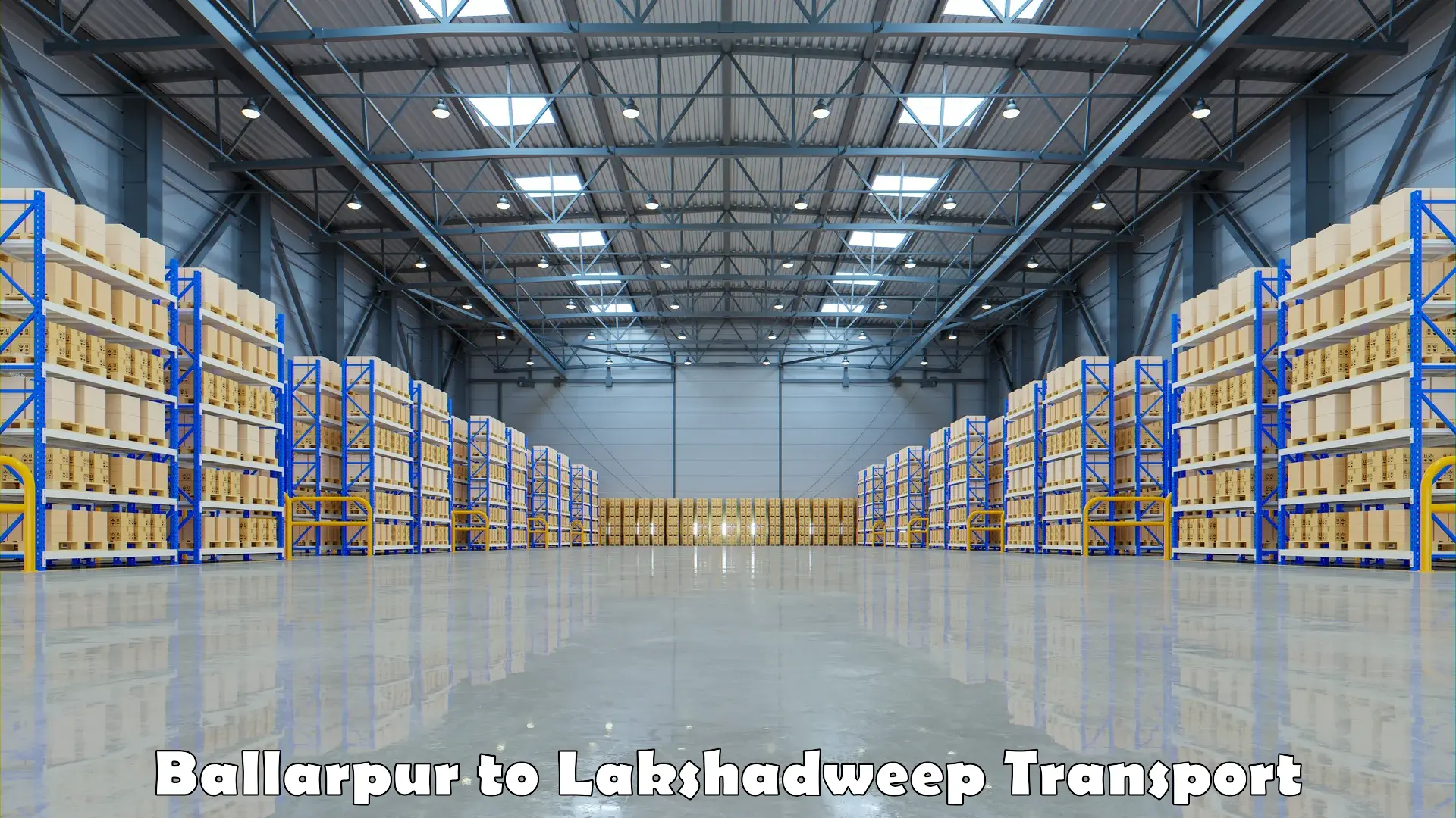 Material transport services Ballarpur to Lakshadweep
