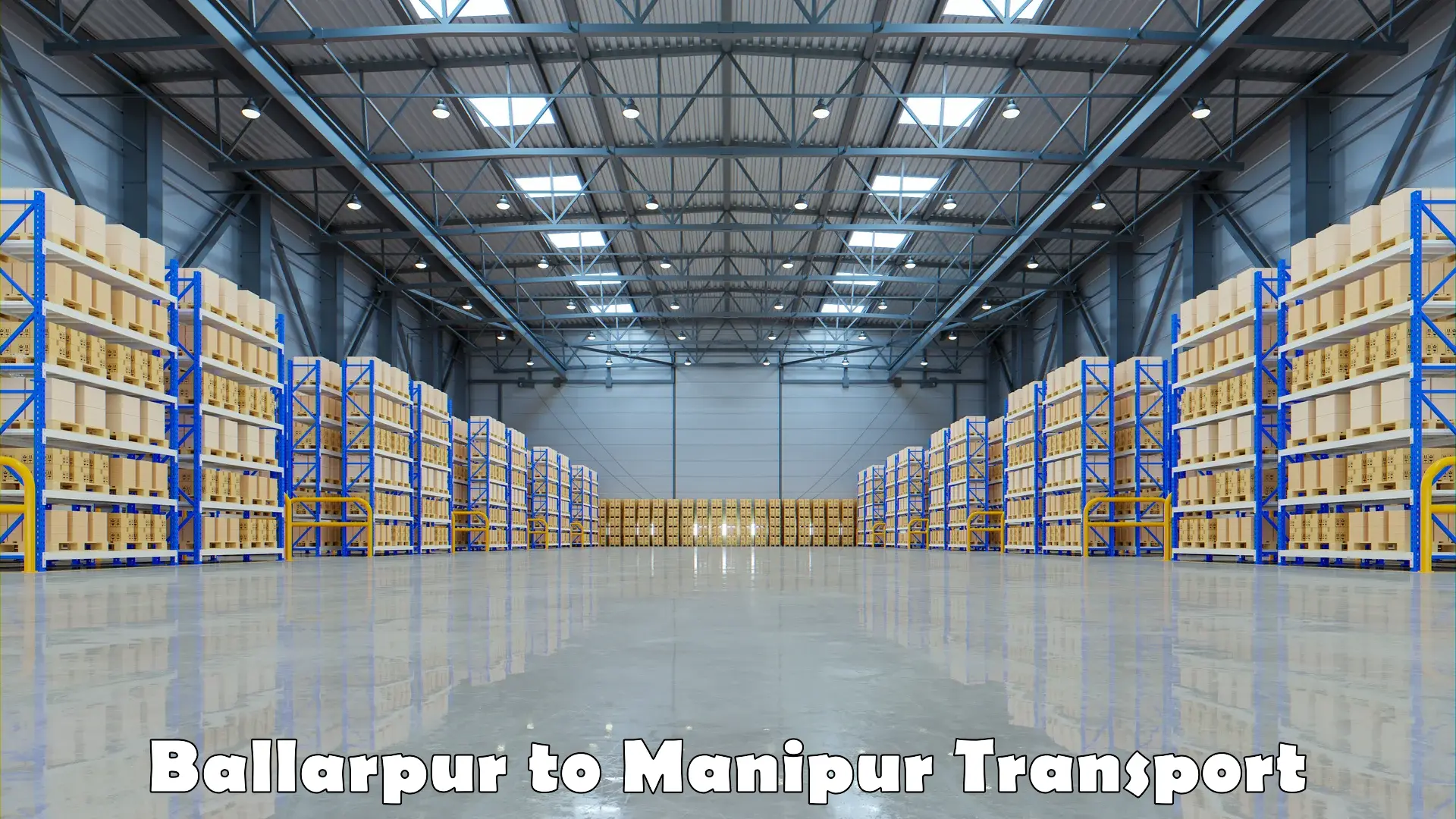 Air freight transport services Ballarpur to Manipur