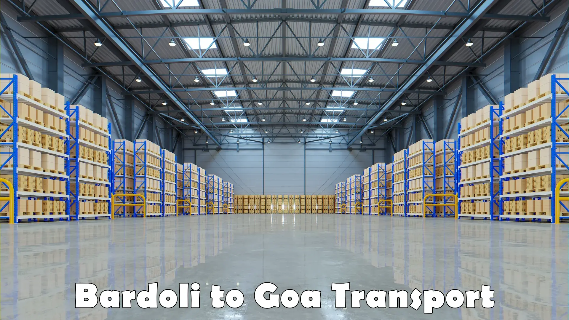 Interstate goods transport Bardoli to Goa